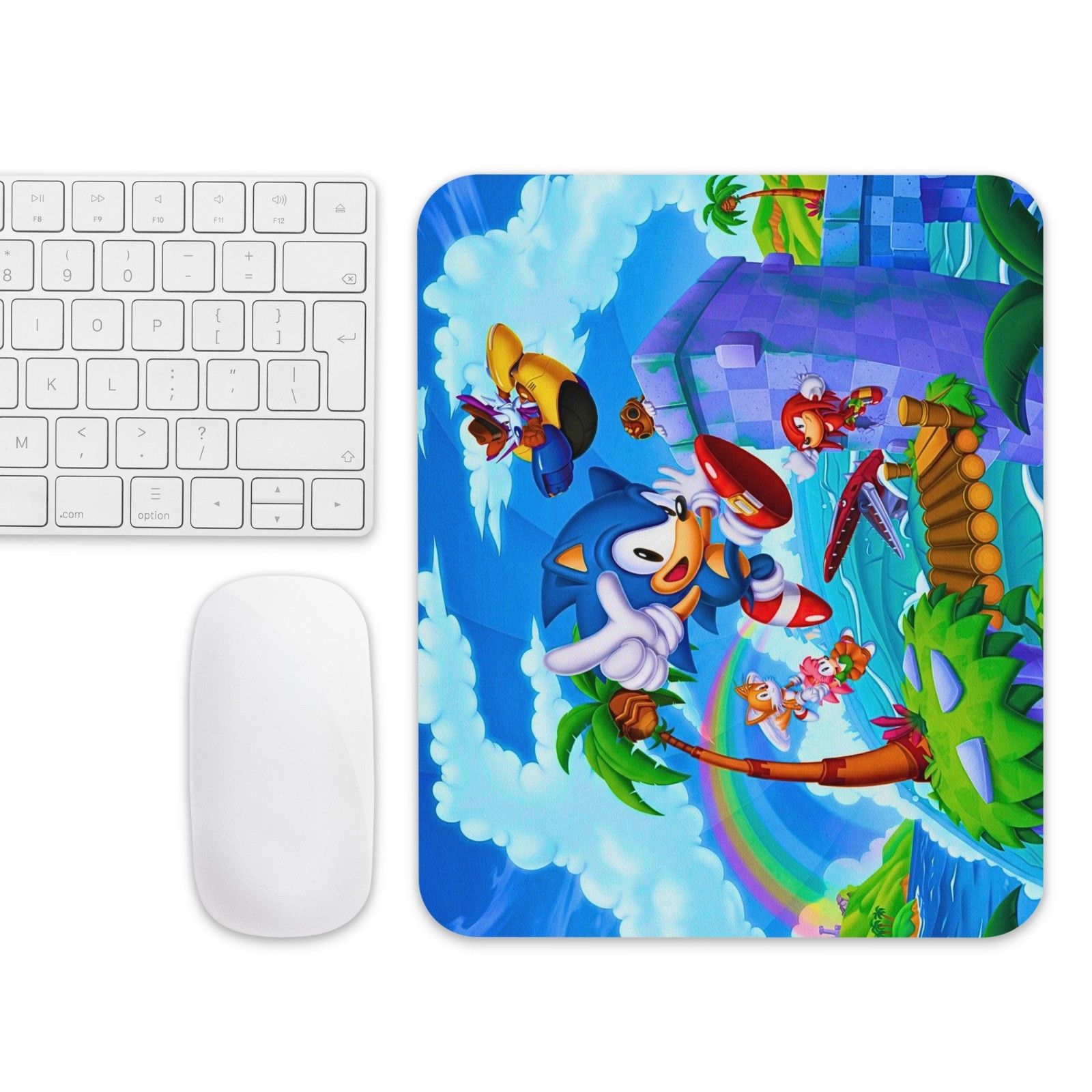 SONIC THE HEDGEHOG – SEGA Master System Mouse Pad – Pixel Style Vintage 8-Bit