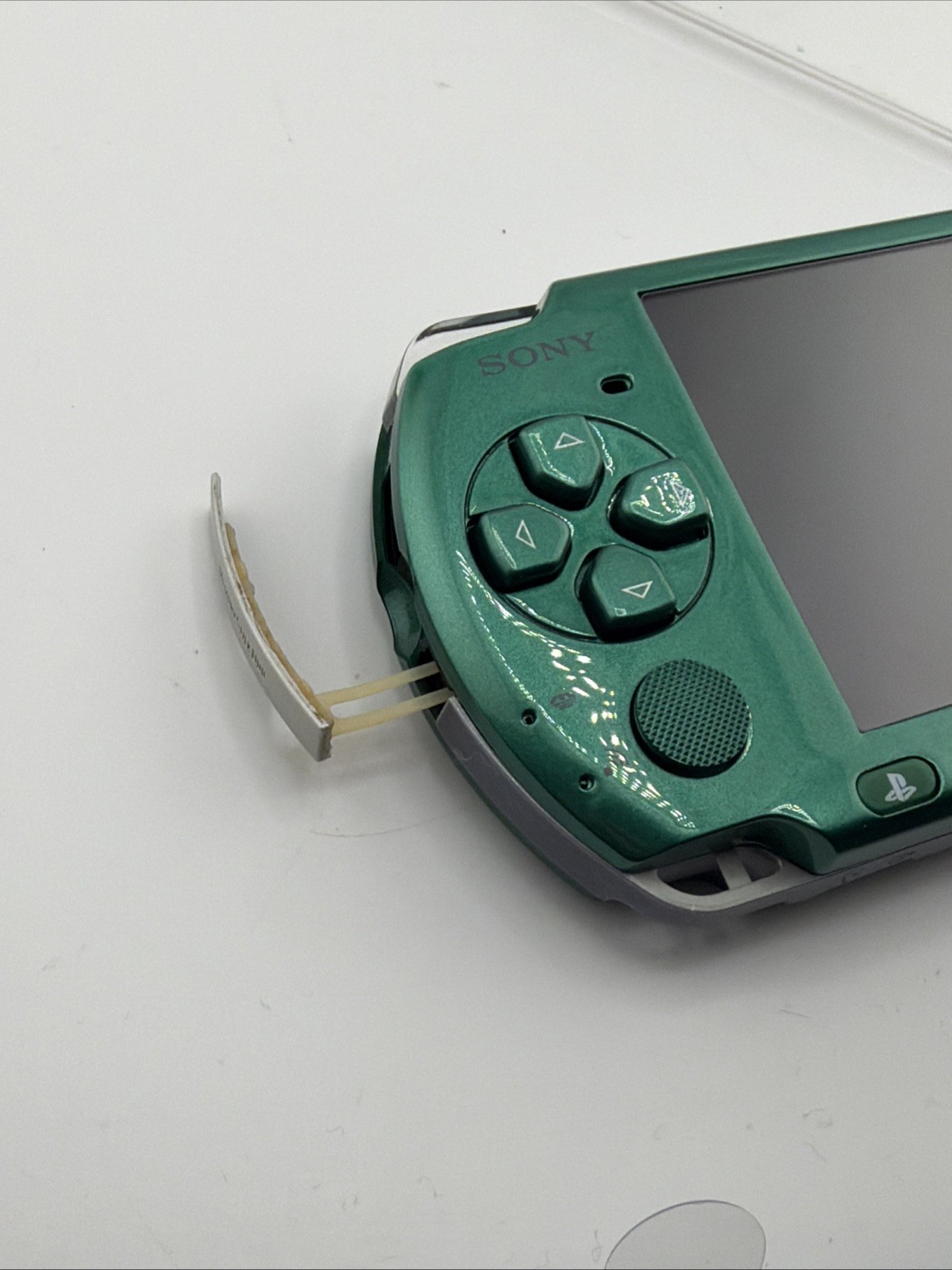 Spirited Green Sony PSP 2000 Console Tested Working 64GB Card, Case, OEM Battery