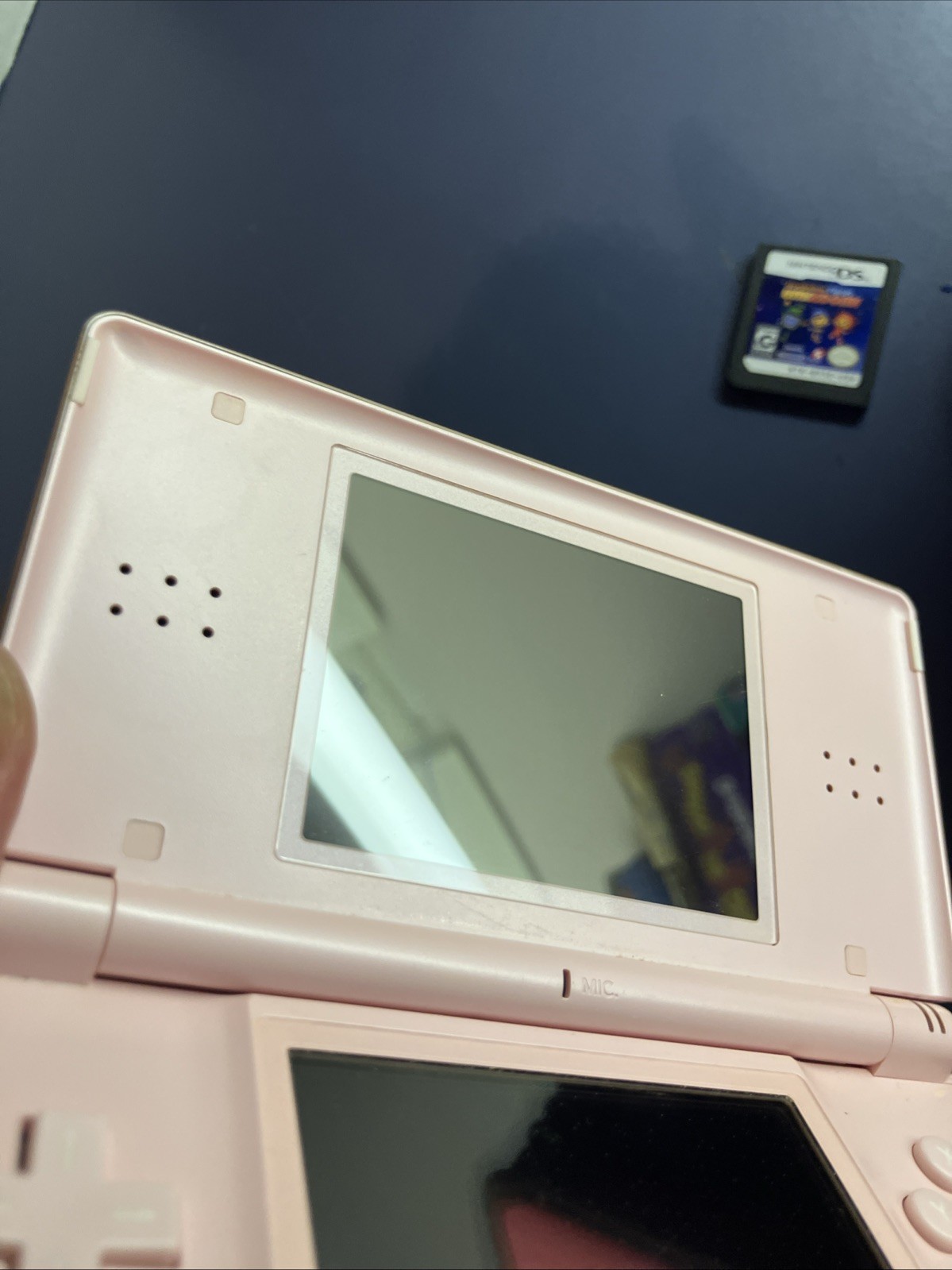 Nintendo DS Lite Pink Bundle! Carrying Case, 4 Stylus, USB Charger & 7 Games