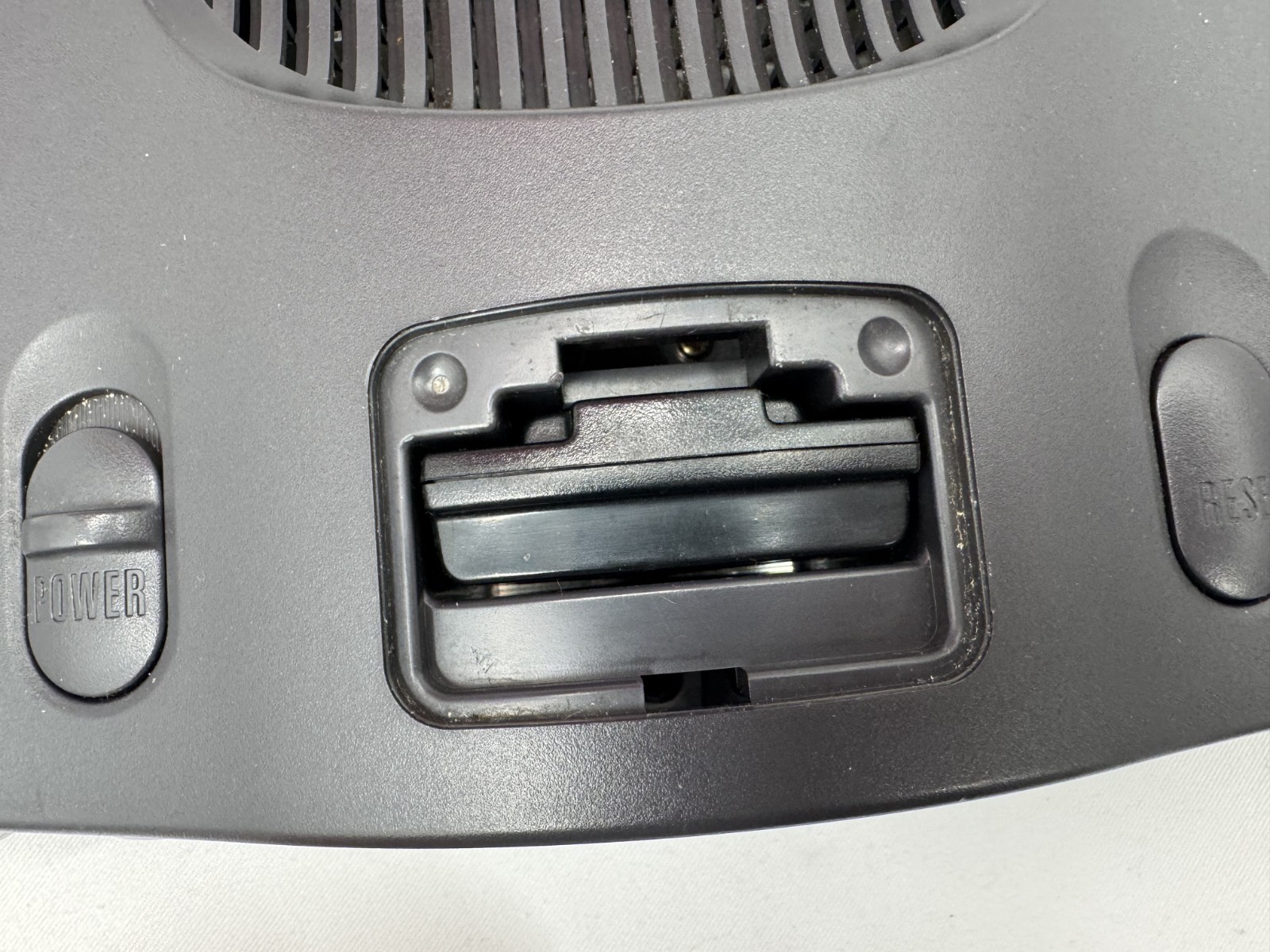 1996 Nintendo 64 Memory Expansion Control Deck Charcoal Gray NUS-001 (USA)