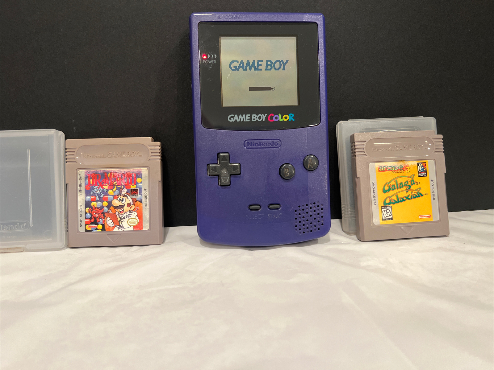 Nintendo Game Boy Color Purple Grape Handheld System