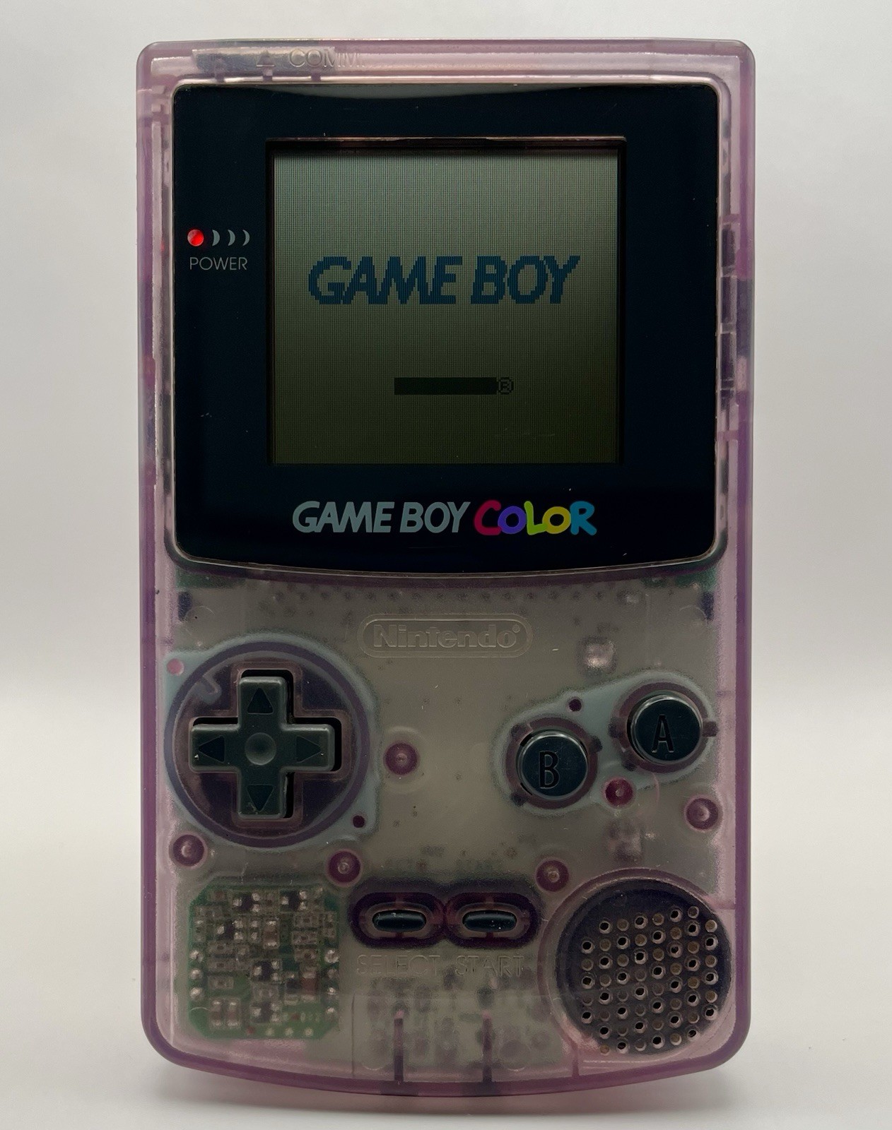 Nintendo Game Boy Color Atomic Clear Purple CGB-001 Tested New Speaker Japan