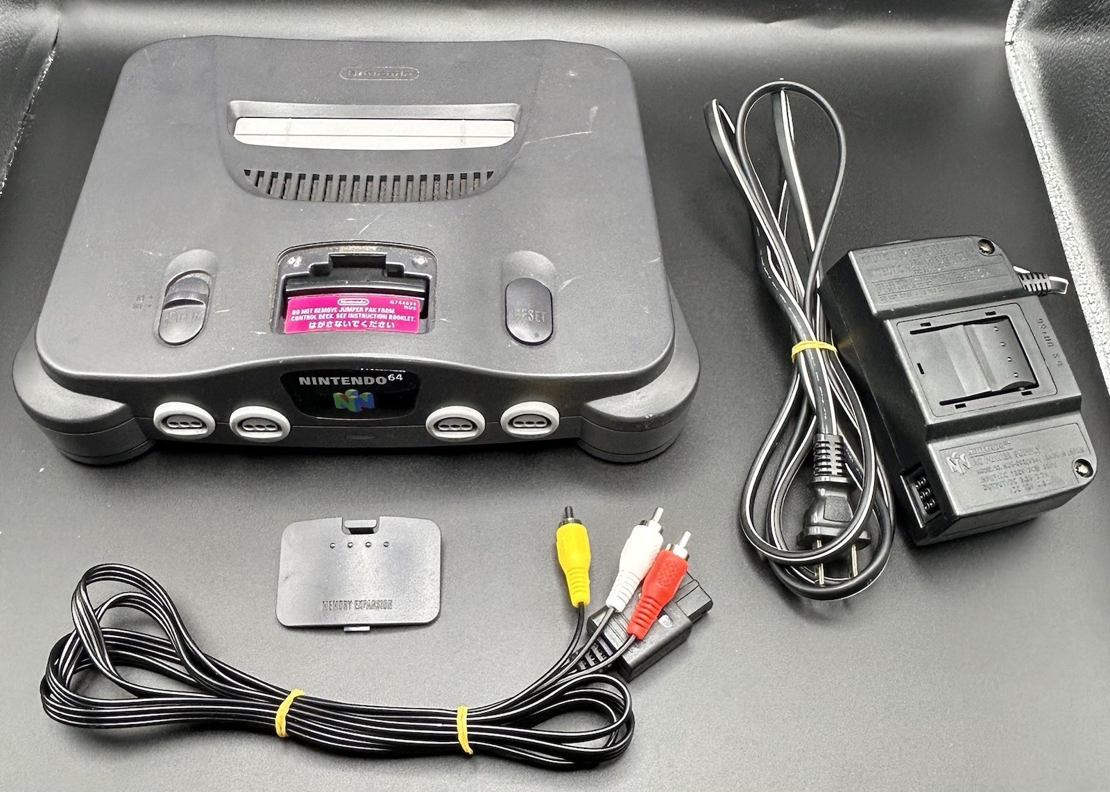 Nintendo 64 Console Bundle | Atomic Purple Controller + Ocarina Of Time WORKING