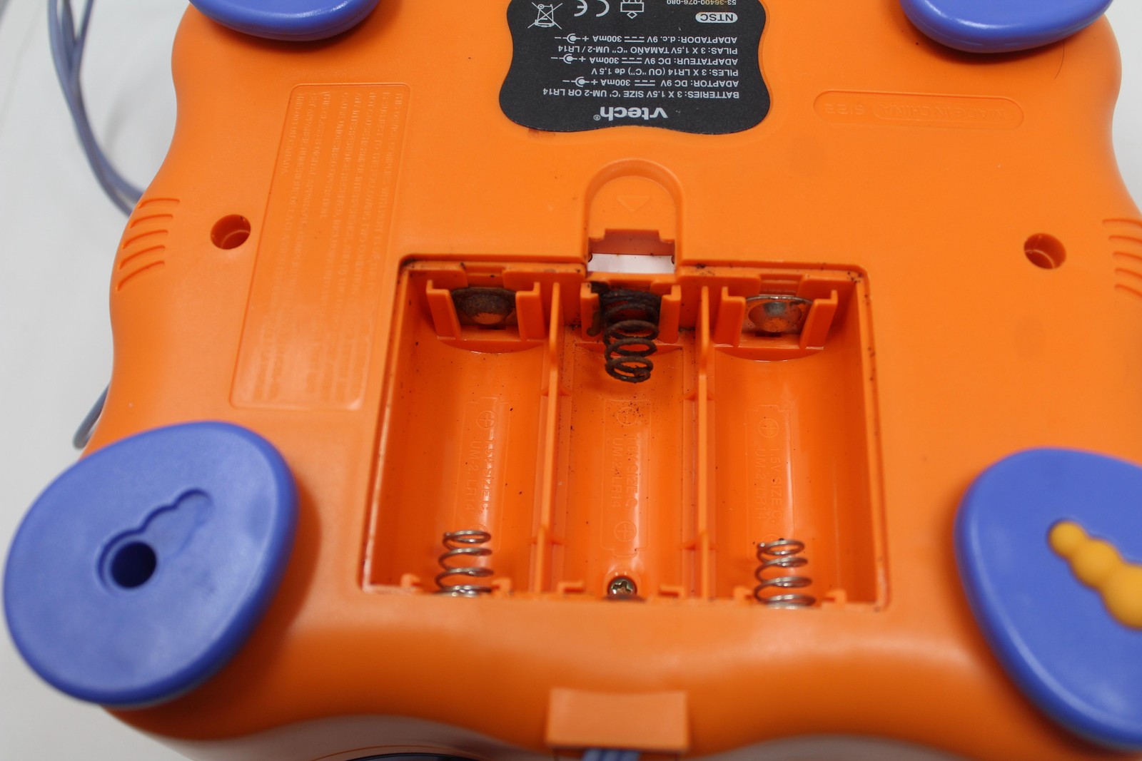 VTech V.Smile TV Learning System Orange Console Joystick RCA NTSC No AC Adapter