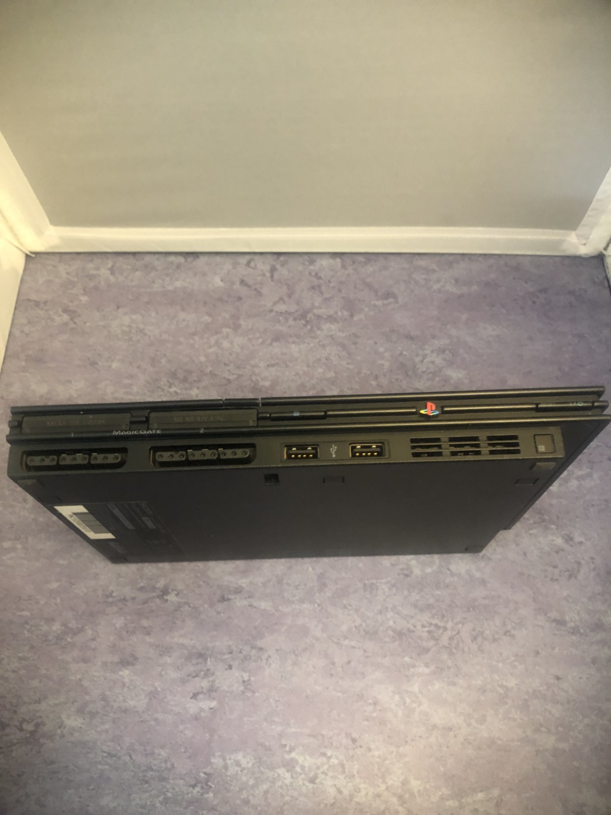 Playstation 2 PS2 Slim System Console Bundle Lot 4 Games 2 Controllers