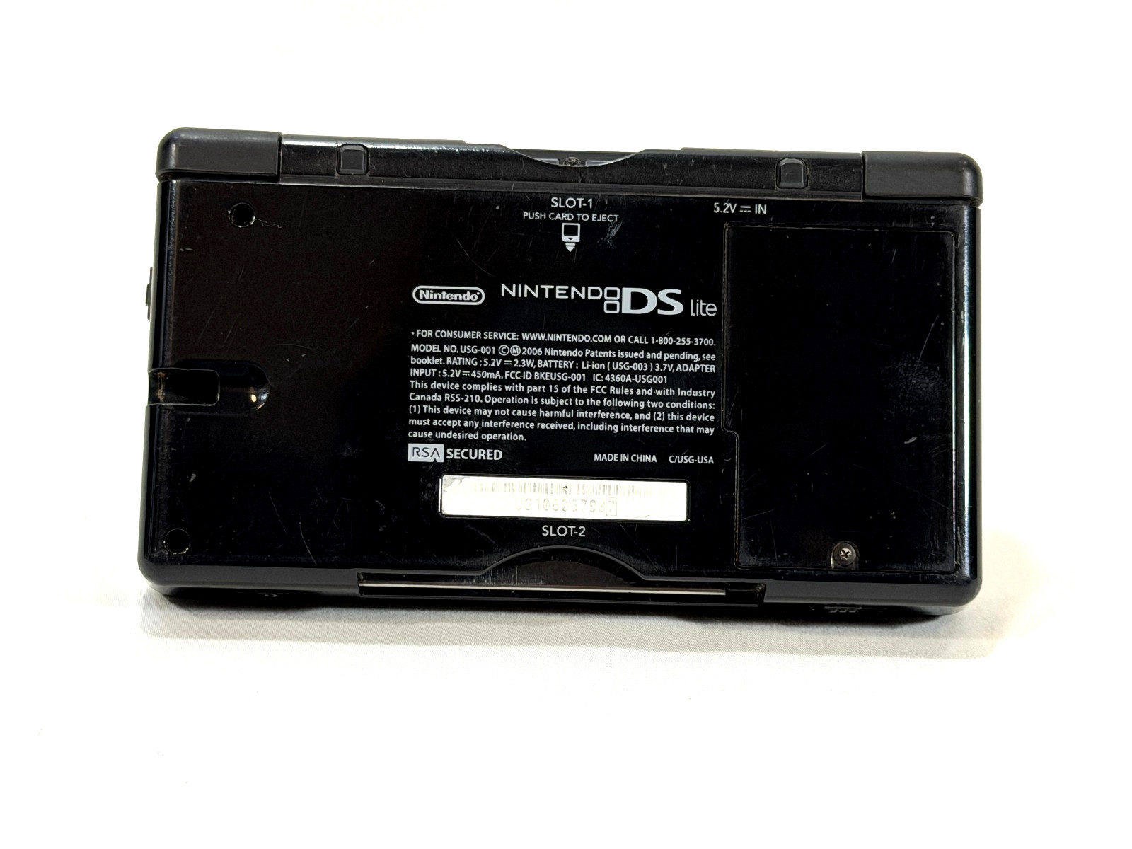 Nintendo DS Lite Handheld System – Black – For Parts/Repair *READ*