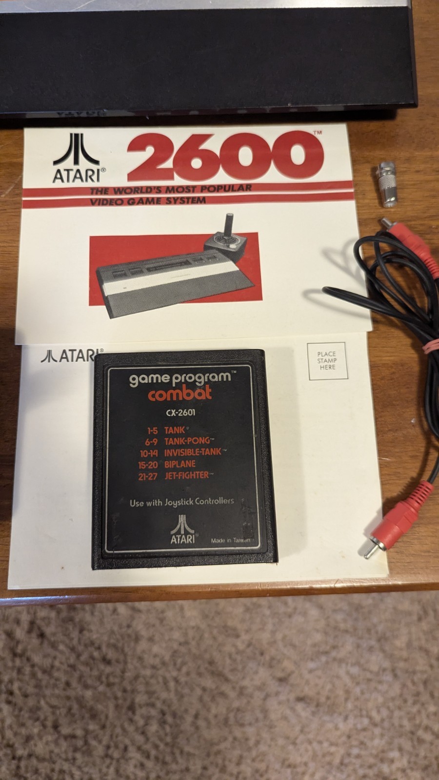 Atari 2600 Rainbow Bundle New AC Adapter & AV to RF Converter Tested In Orig Box