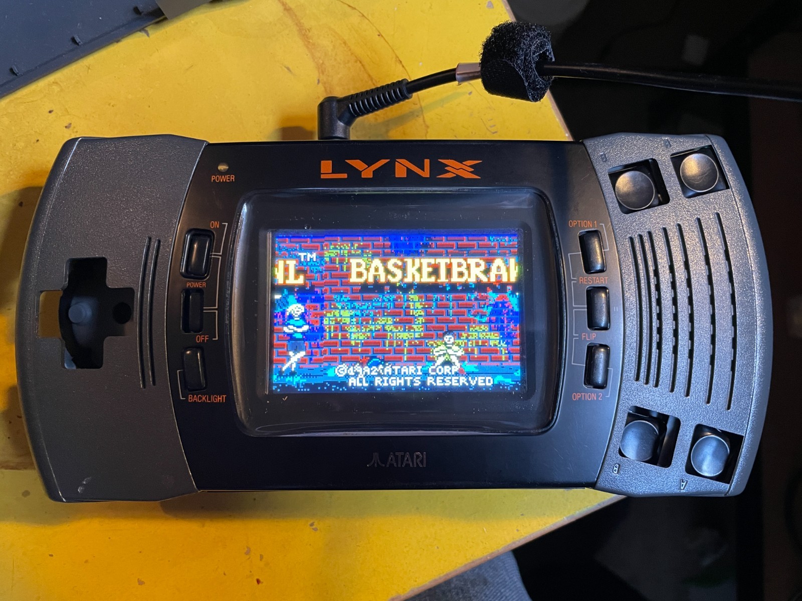 Atari Lynx II McWill IPS screen FAULTY
