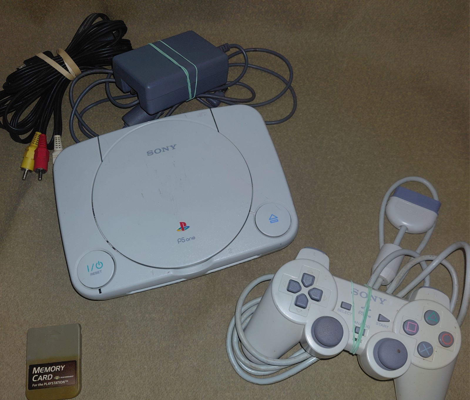 Sony PlayStation PS1 One Slim & Accessories – 7.5″
