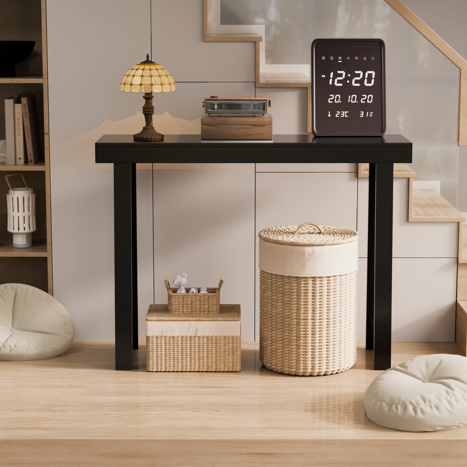 Narrow Sofa Table Behind Couch Thin for Living Room Entrance Hallway Foyer