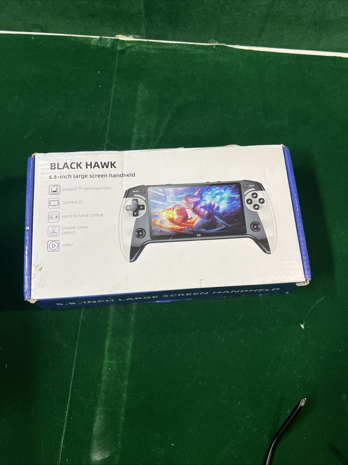 X9 Black Hawk Handheld Game Console 5.5 Inch HD Screen Portable Retro Video Game