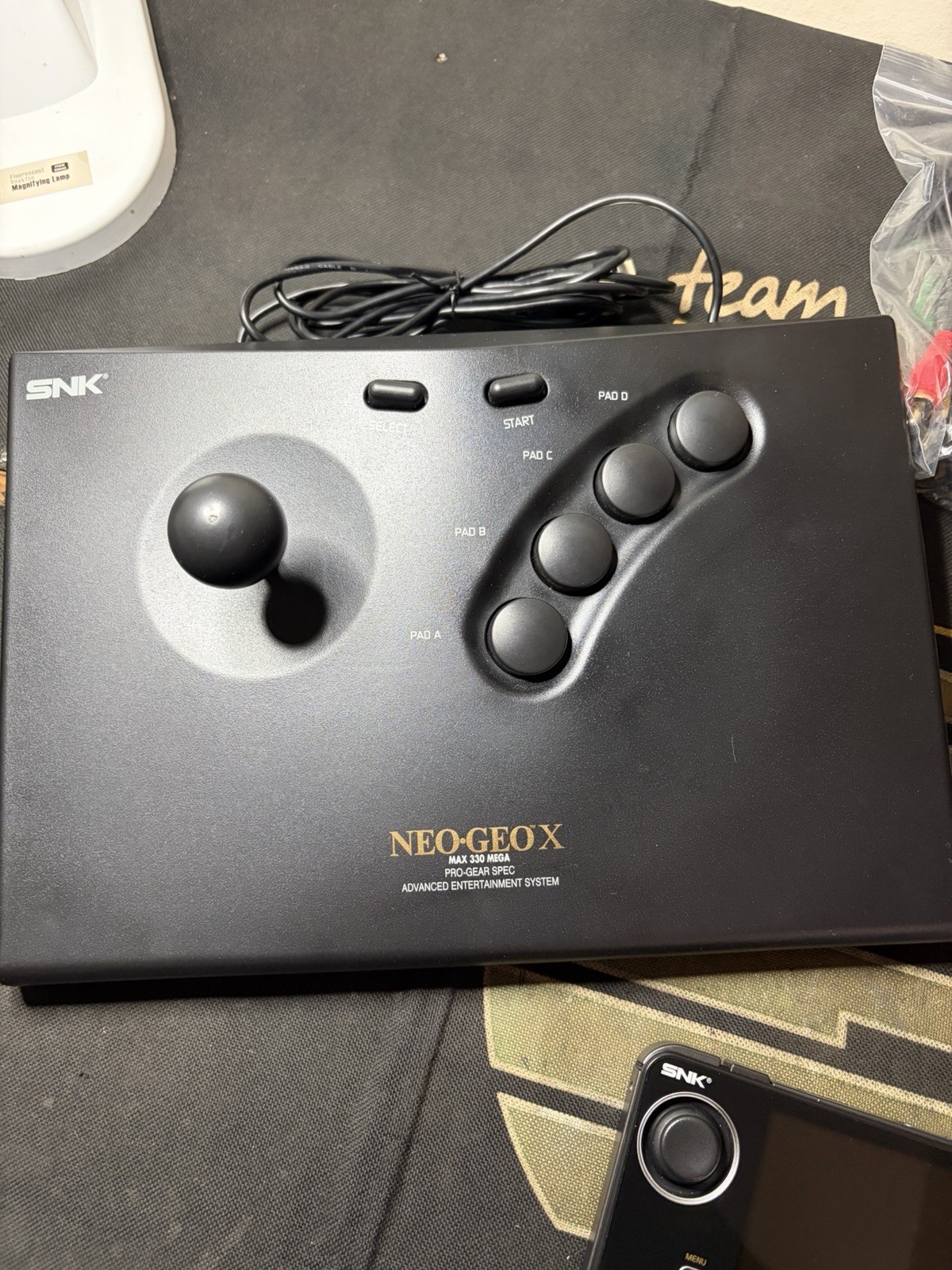 SNK NeoGeo x Handheld Console with Ninja Masters CIB Tested Retro Video Games