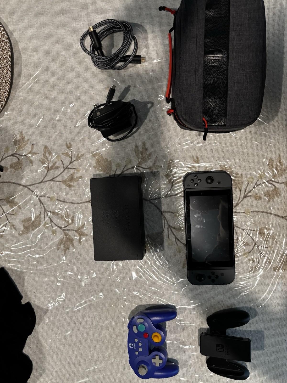 Nintendo Switch Original Console With Accessories 128gb SD Card Travel Case