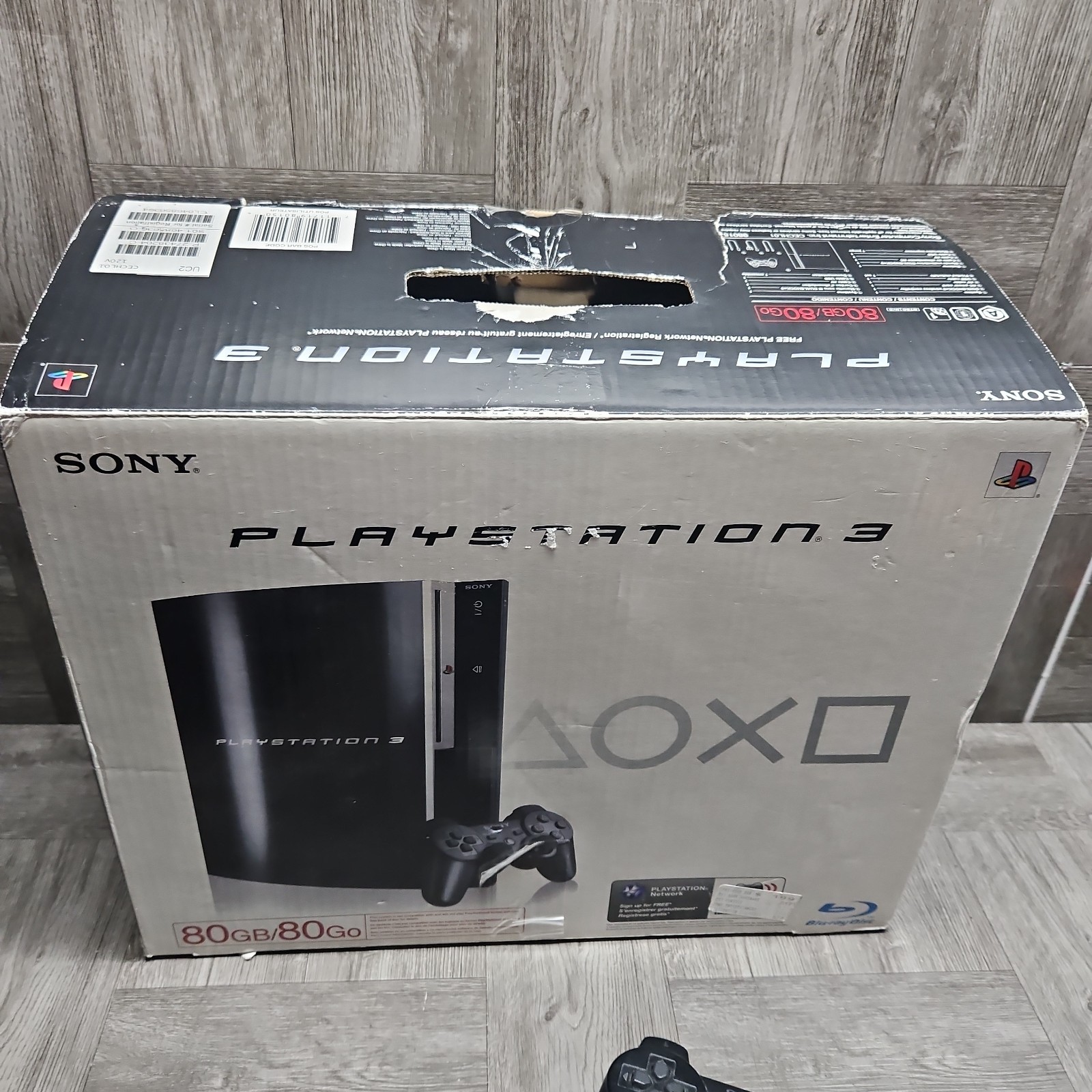 SONY PlayStation 3 FAT Console CECHL01 Tested 80 GB + 10 Games