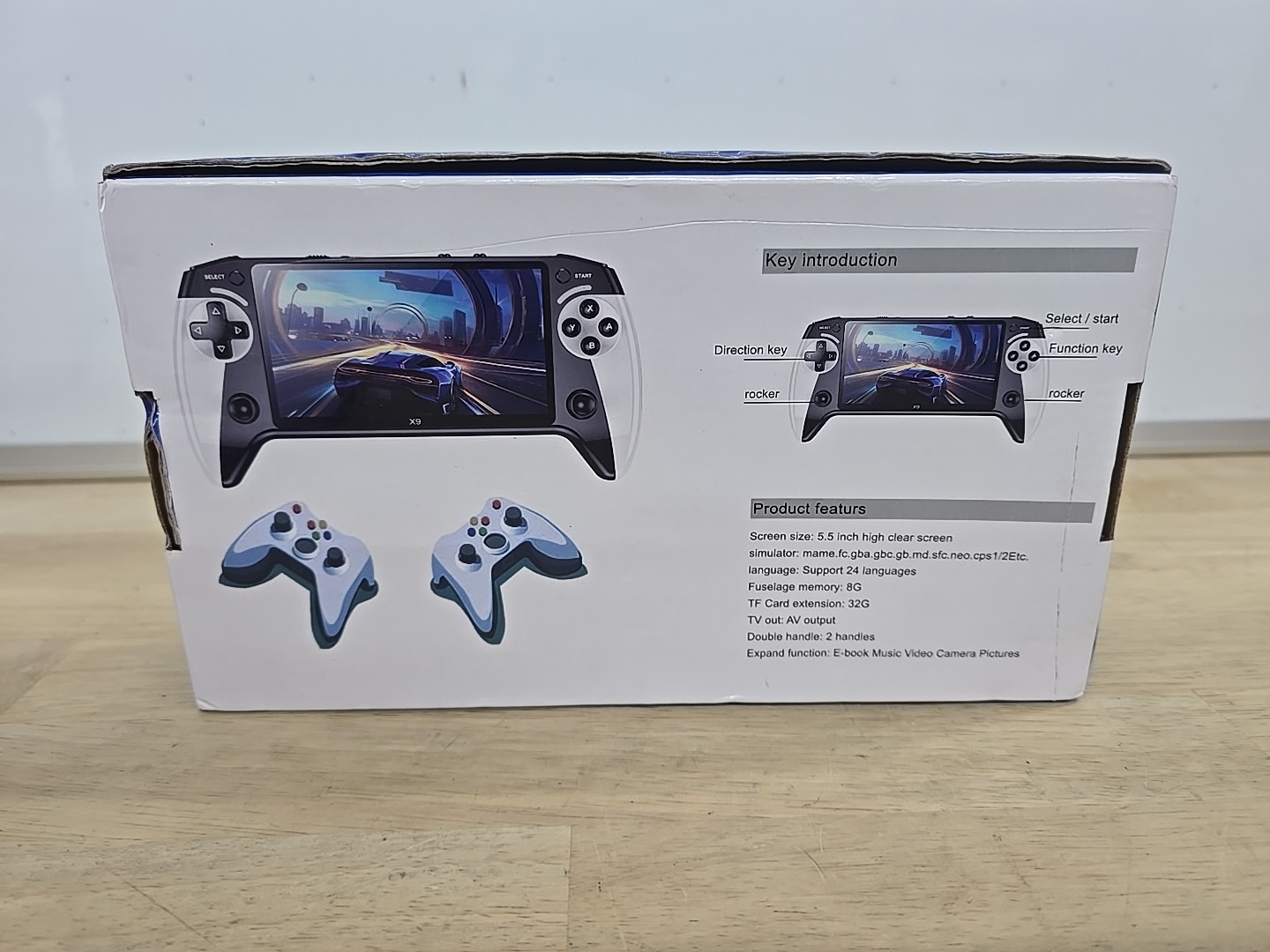 SakerPlus Handheld Game Simulator Console 5.5″ IPS Screen New