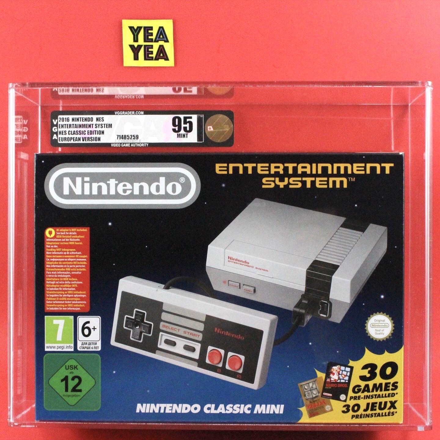 NES Nintendo Classic Edition Mini European NEW VGA 95 MINT GOLD Wata Retro Game
