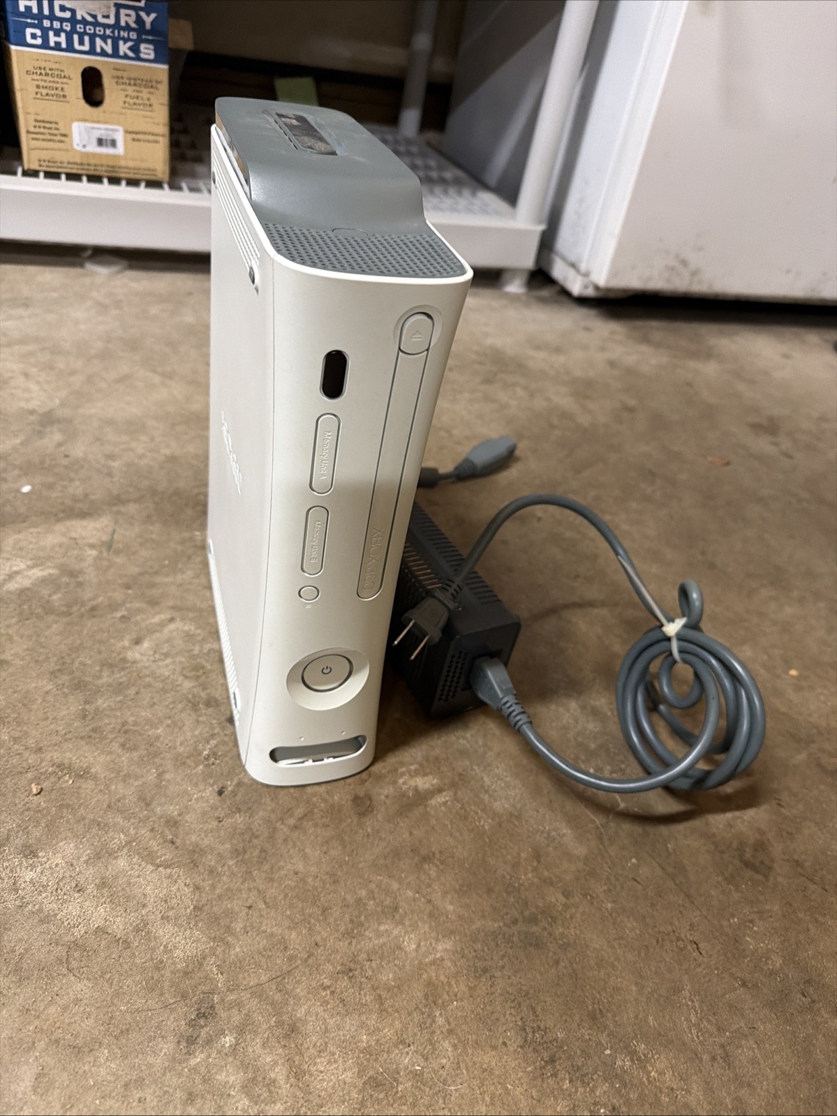 Xbox 360 Fat White Console Works! With Cable