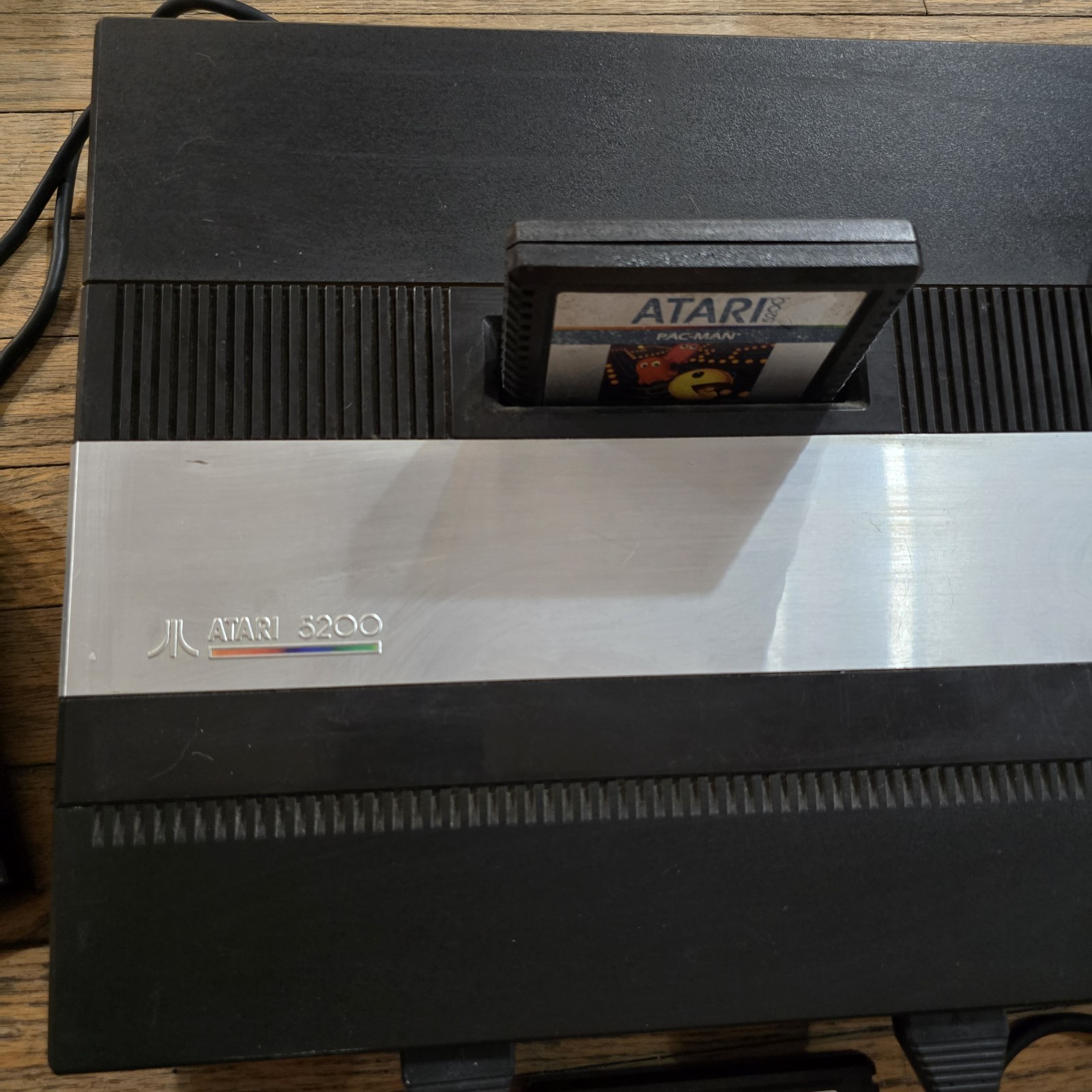 Vintage Atari 5200 Console w/ 2 Controllers & 2 Games. Untested.