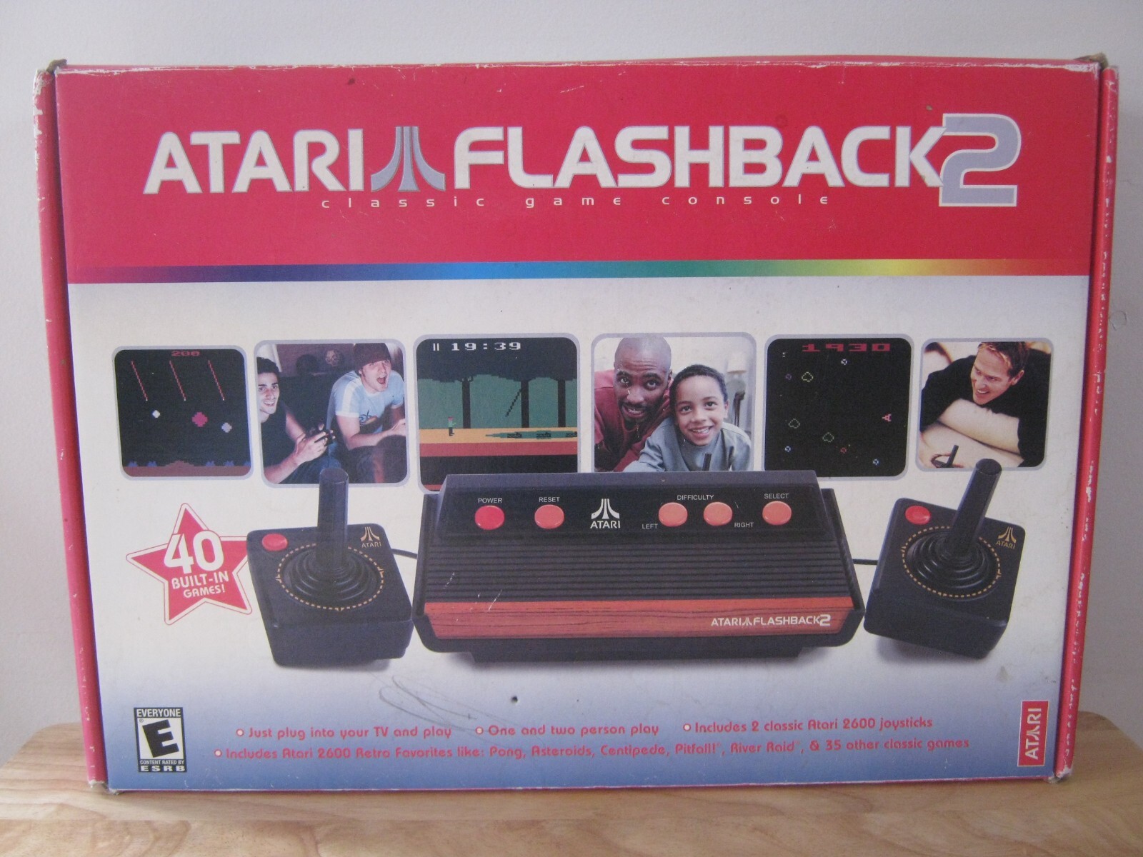 Atari Flashback 2 Classic Game Console 40 Built In Games