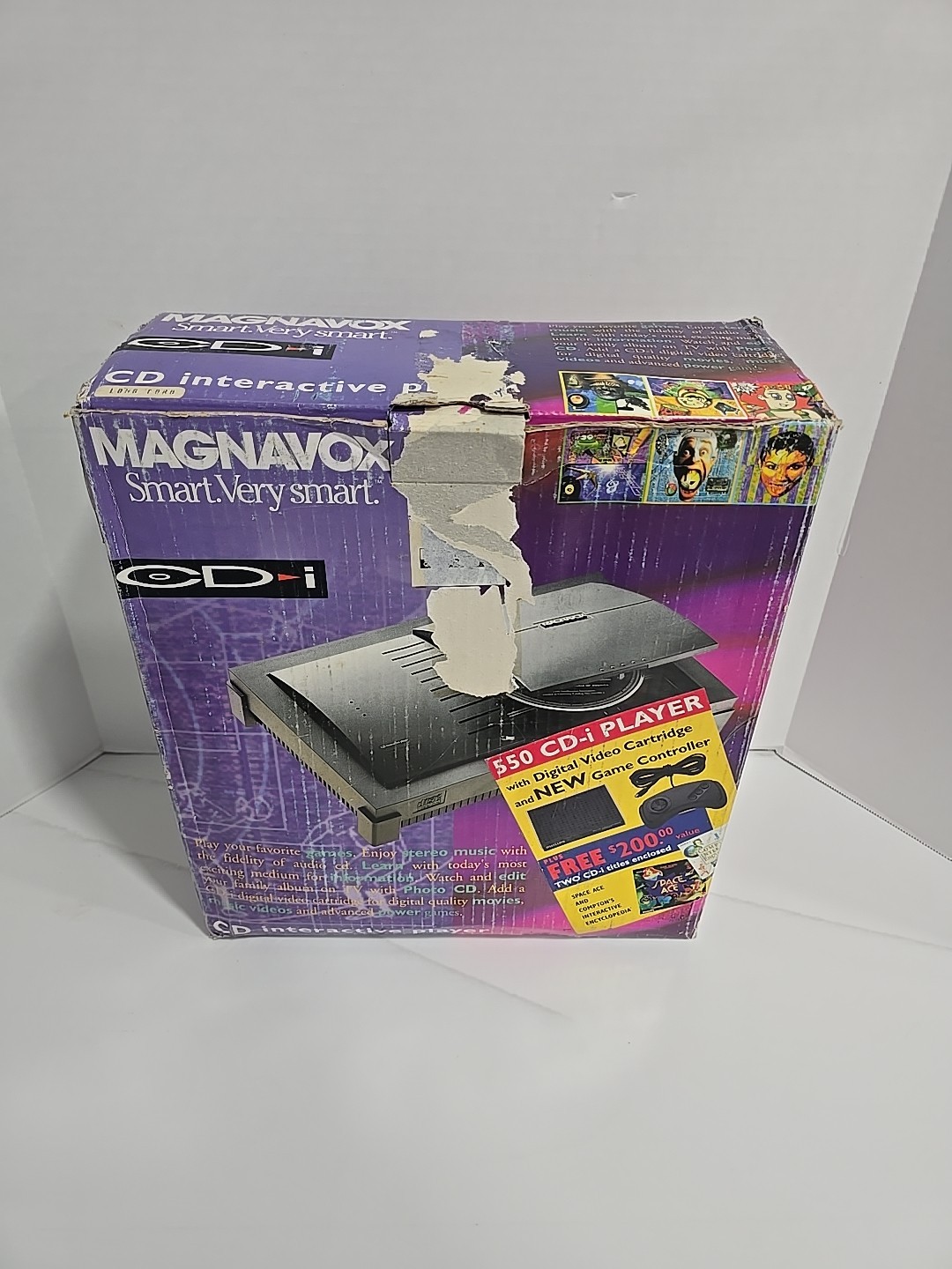 RARE Magnavox Model CD-i 550 CDI Interaction Player Console 100% CIB BRAND NEW