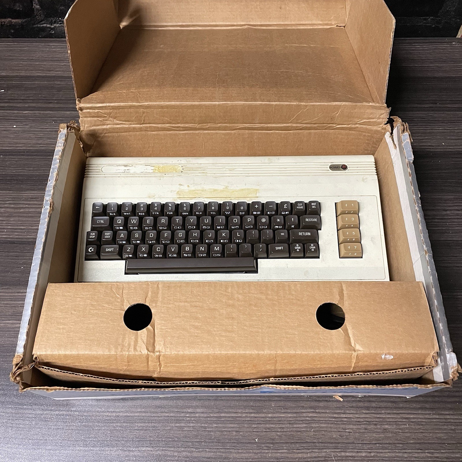 Commodore VIC-20 Computer + Power Supply — Untested / Parts or Repair / As Is
