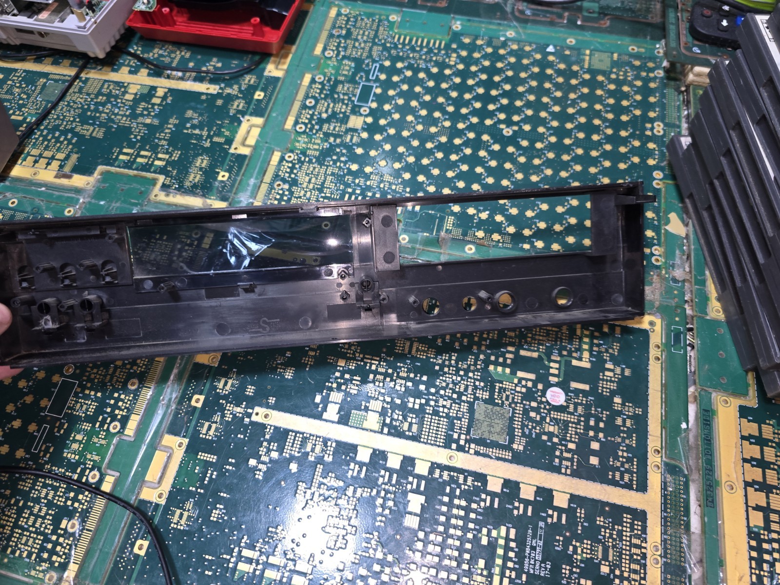 Philips CDI 900 Exact Front Panel Bezel Trim-Just OK Cosmetic-Intact-PARTS-READ