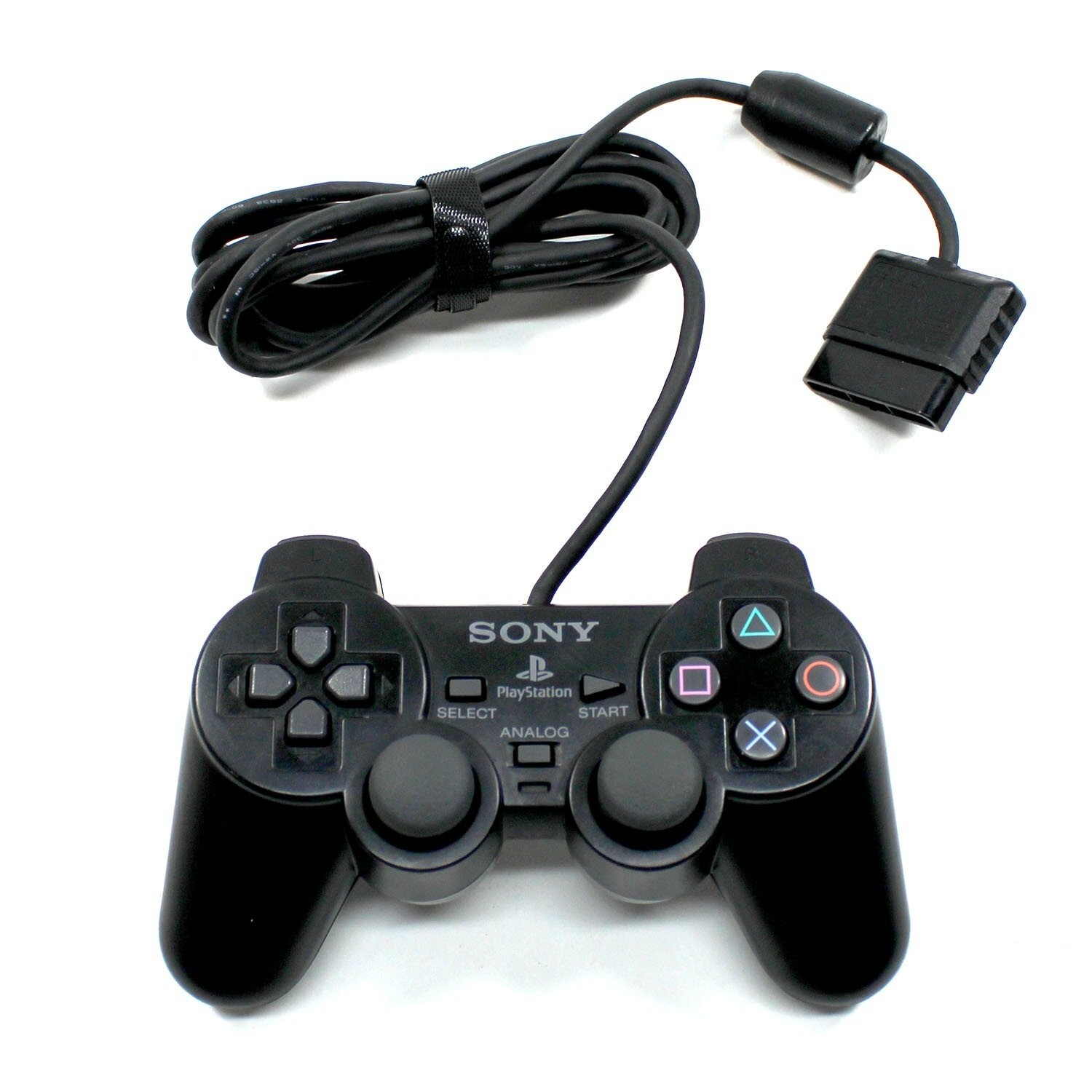 Playstation 2 PS2 Fat Black Game Console Bundle with 1 OEM Controller