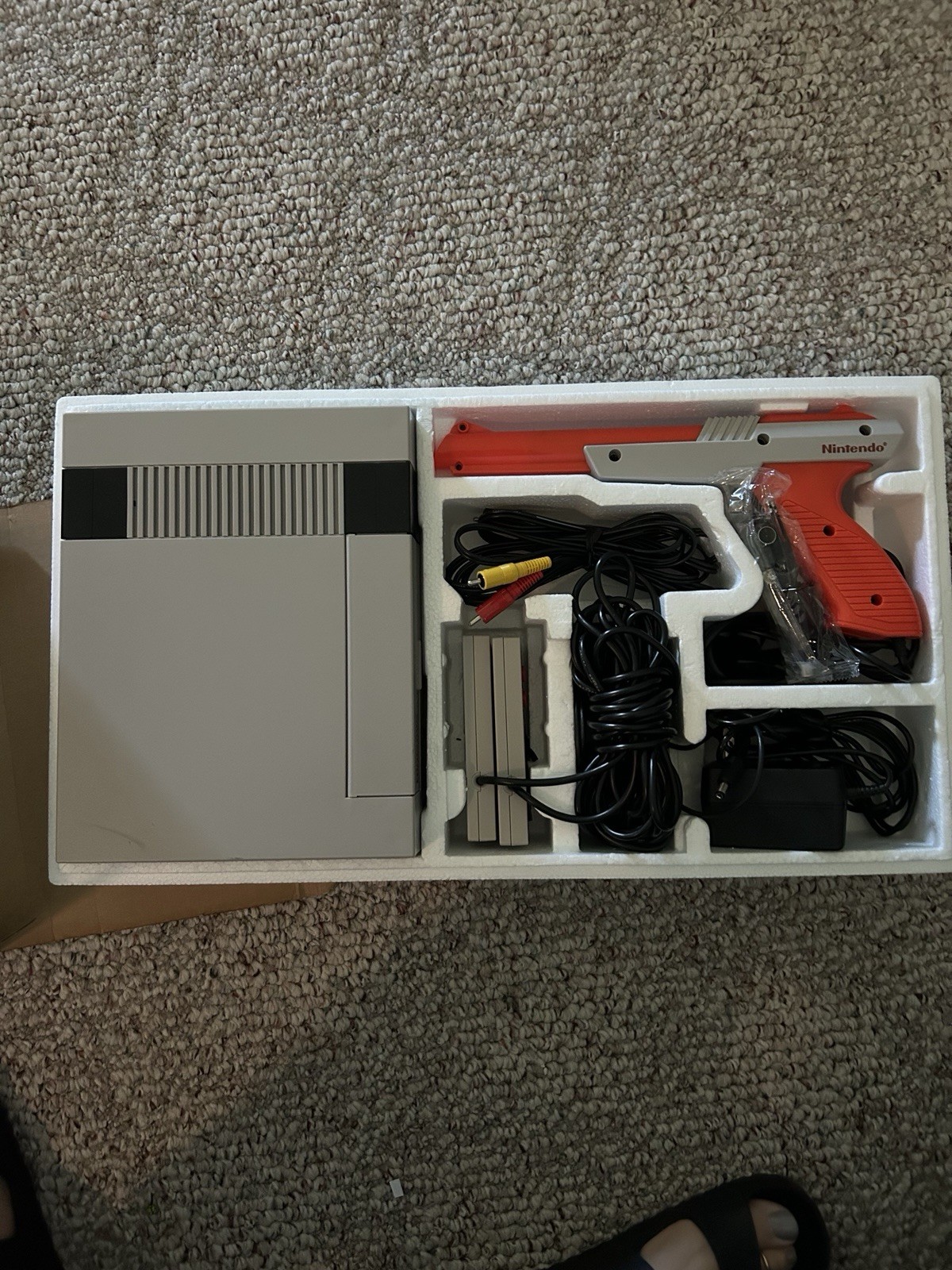 Nintendo NES Power Set Console w/ Zapper Light Gun, Power Pad, NTSC-U/C