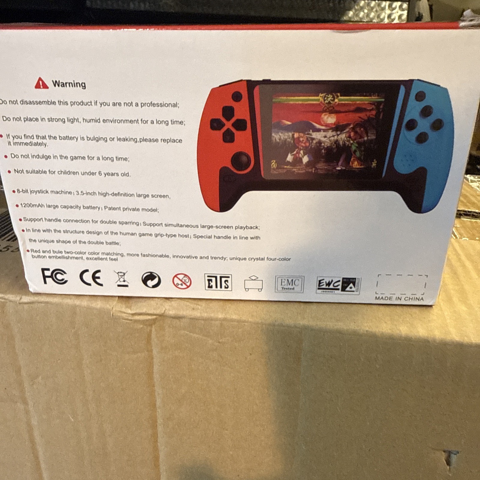 Q21 Remote Sensing Game Console With 500 Classic Built In Games new open box