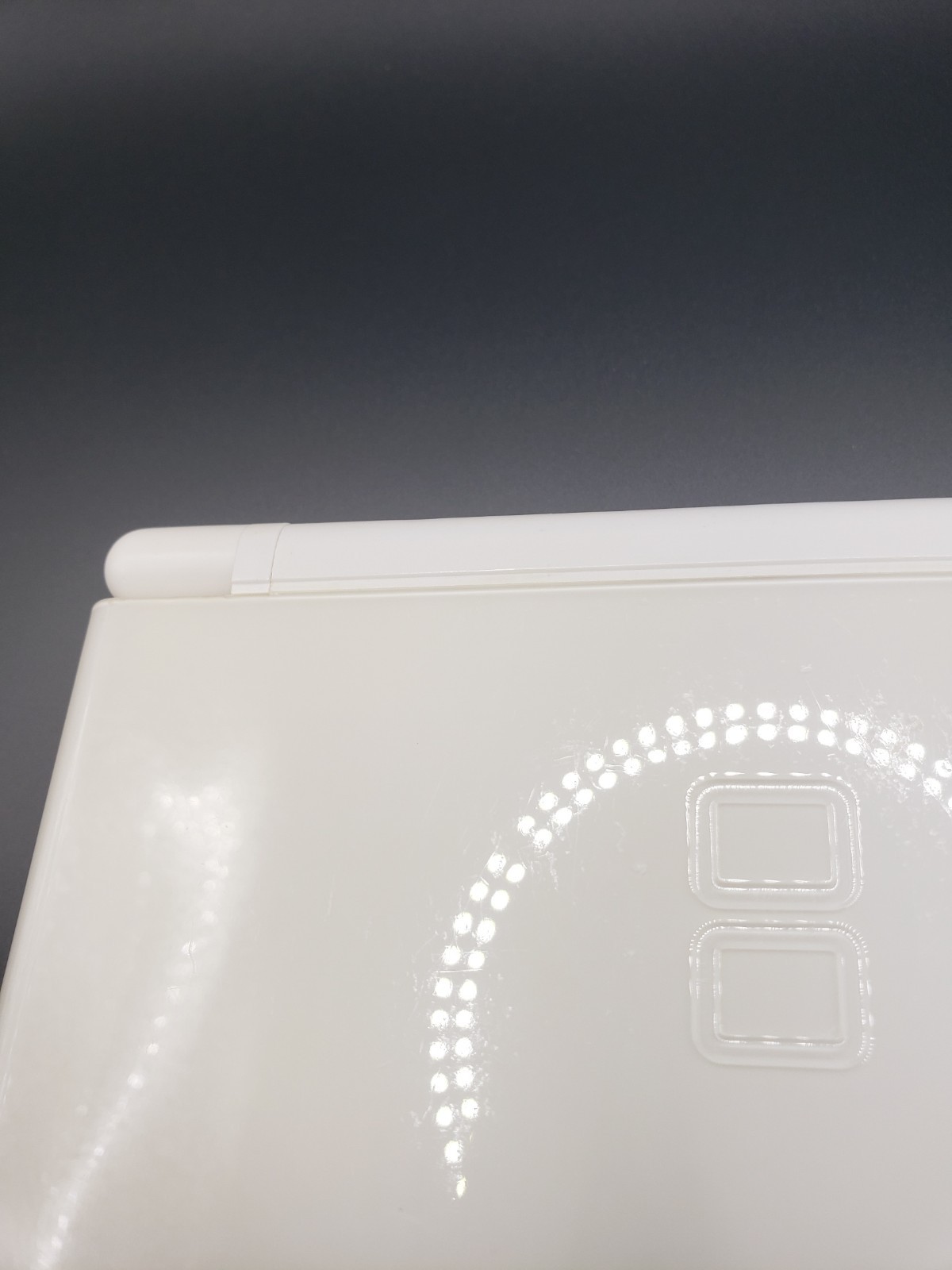 Nintendo DS Lite Polar White OEM Restoration (Good Condition) w/ Charger