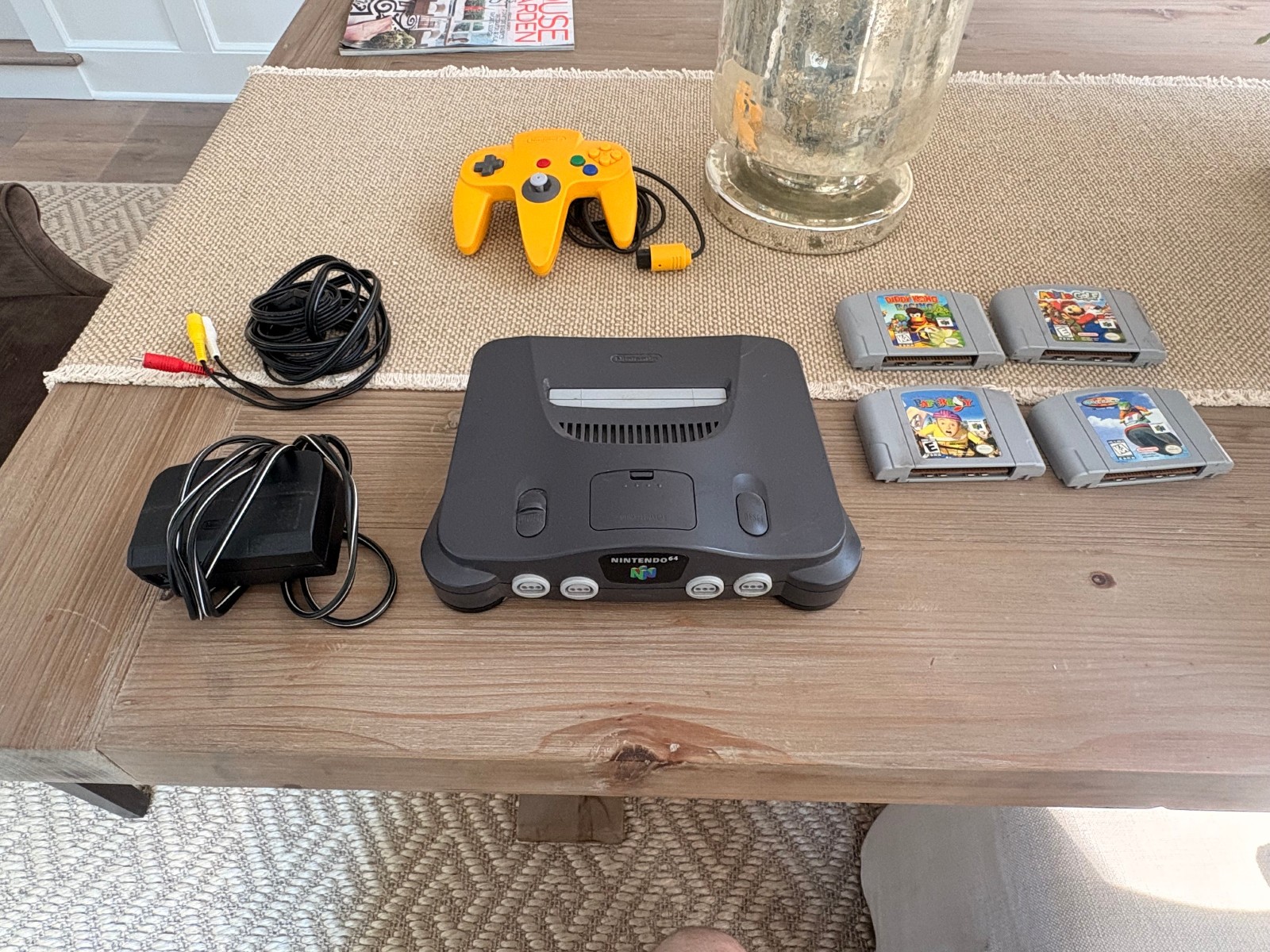 Nintendo 64 Bundle (Console, Remote, Four Games!)