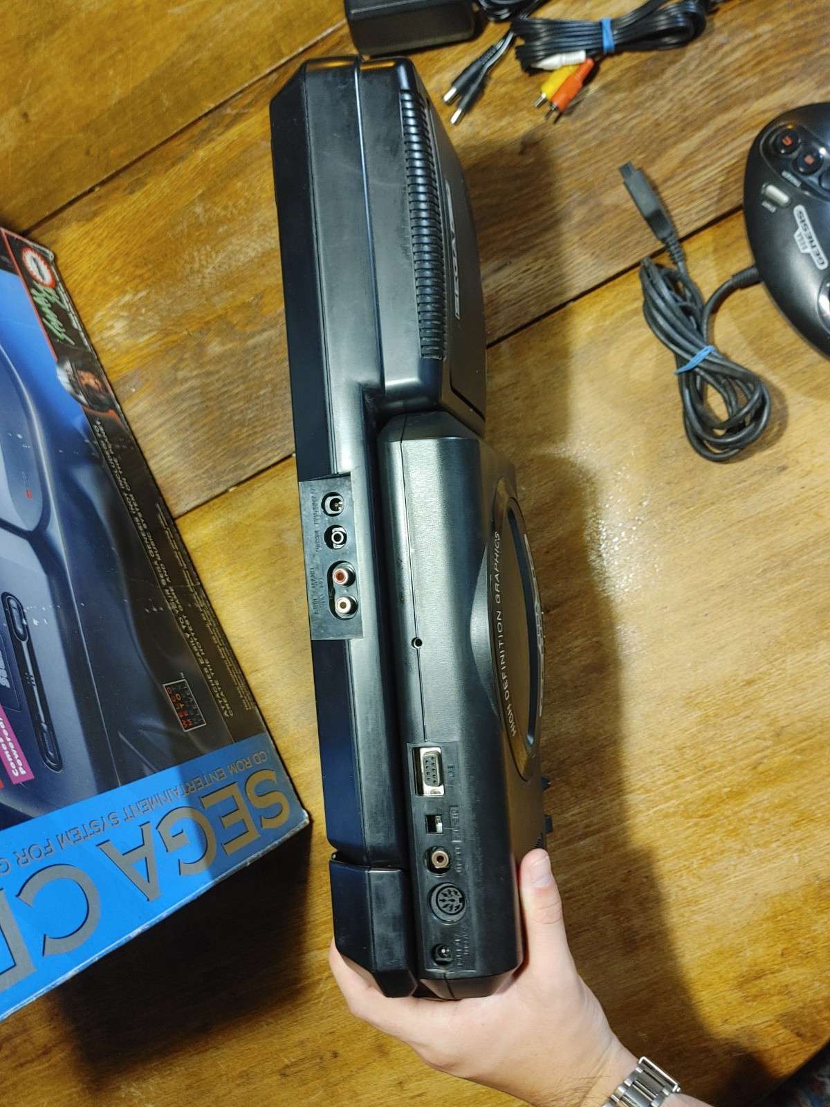 Sega CD Model 2 Console Genesis Bundle Consoles w Controller & Box *TESTED*