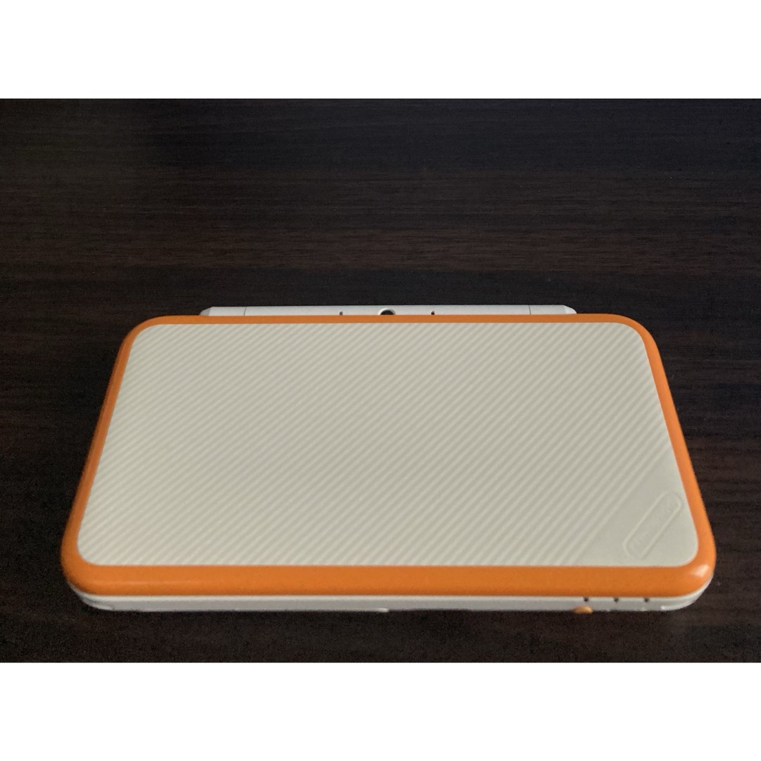New Nintendo 2DS XL White x Orange Console Tested w/ Film (No Stylus/Memory) #80
