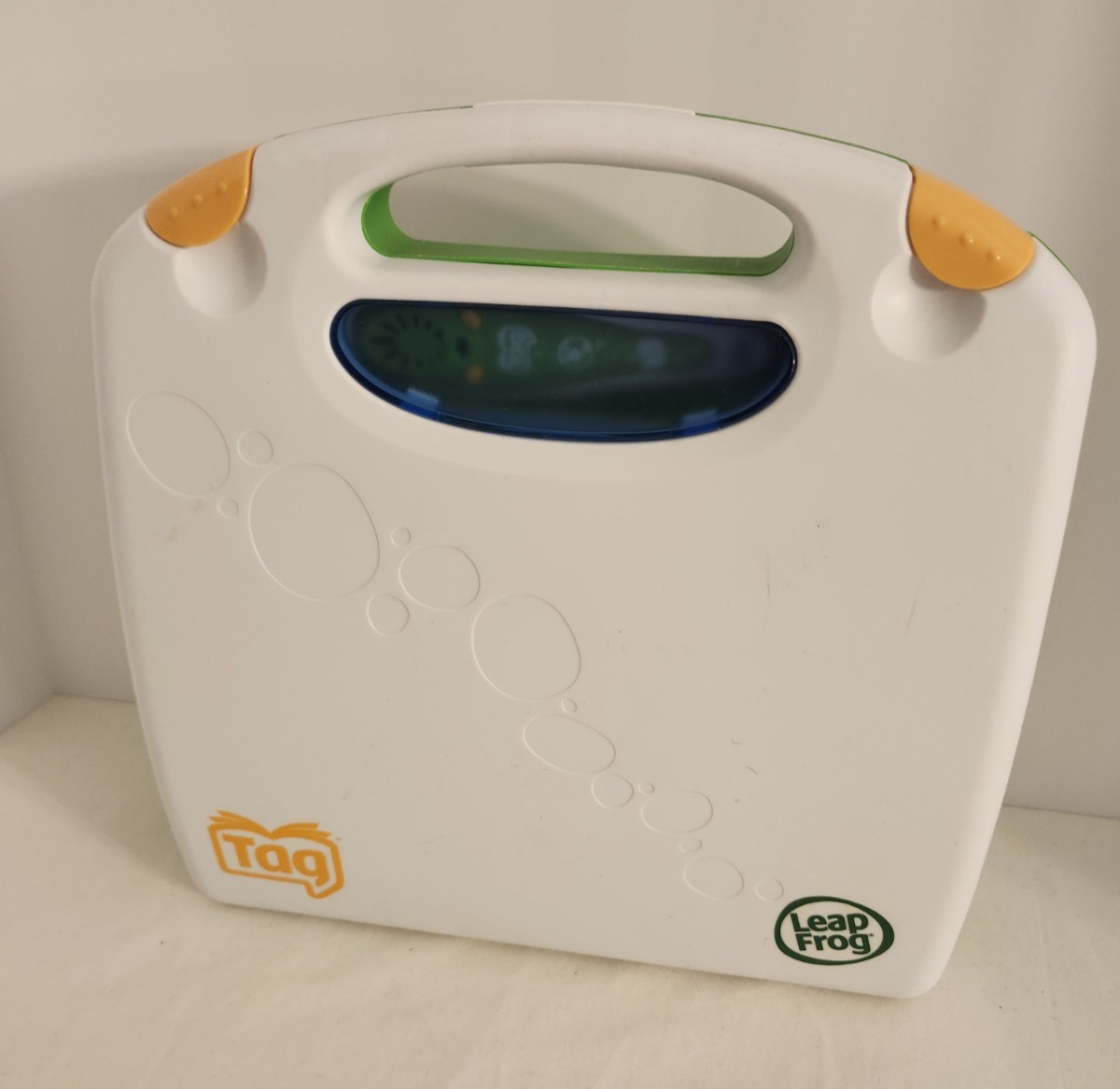 Lot Of Leap Frog Tag Reading System With Books And Storage Case White