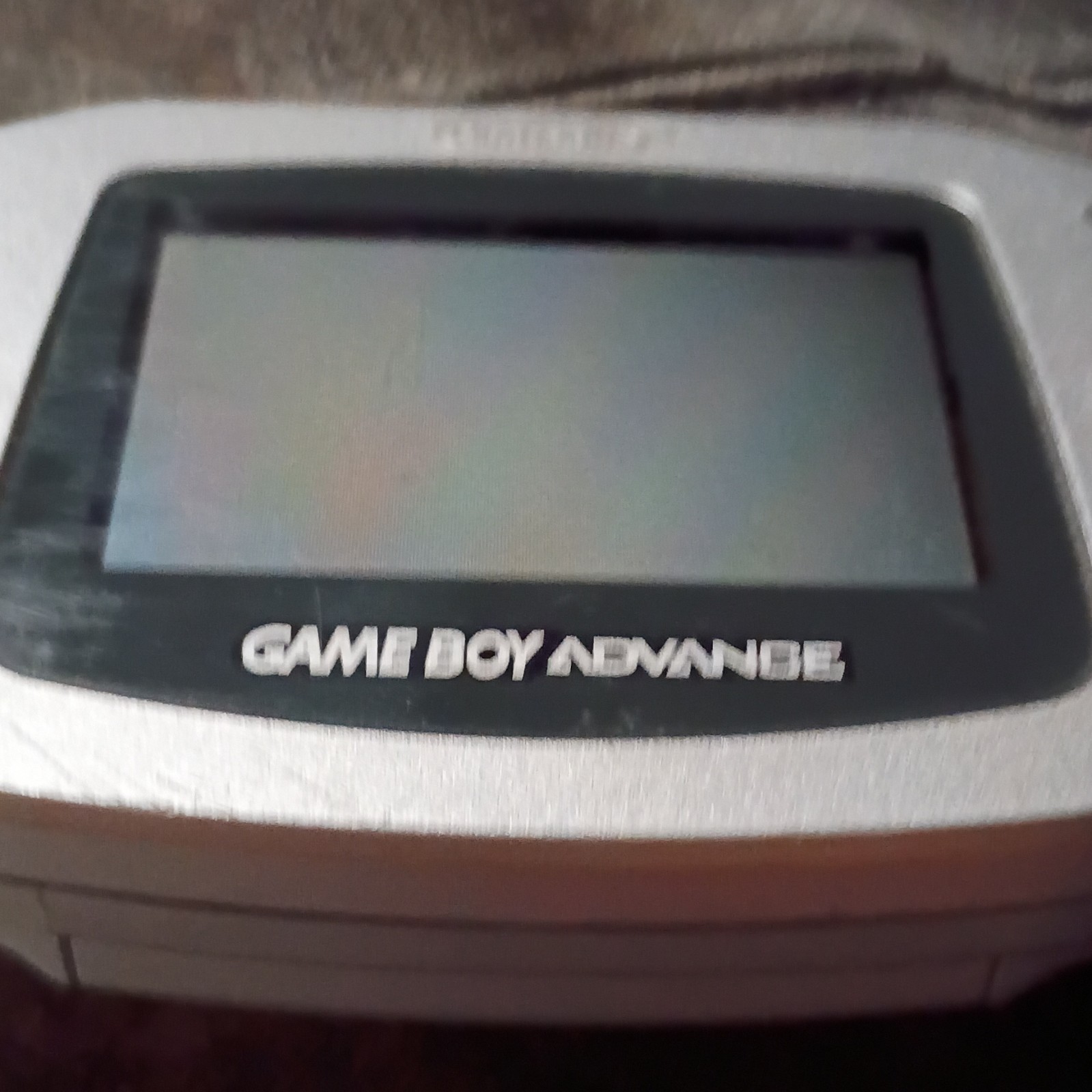 Nintendo Game Boy Advance Silver Console System GBA Works w Case and Charger