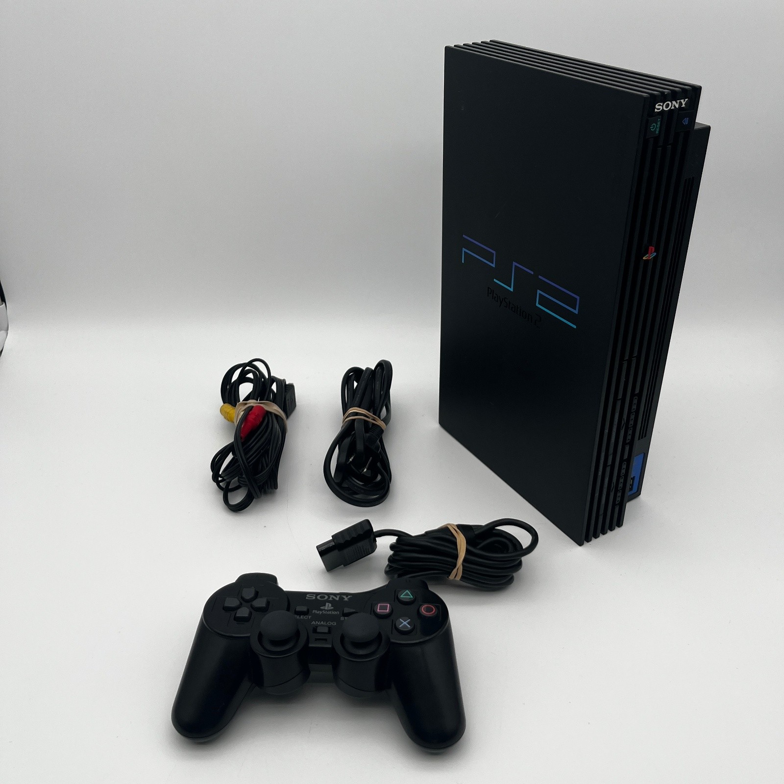 Sony PlayStation 2 PS2 Fat Game Console Bundle Great Condition Tested