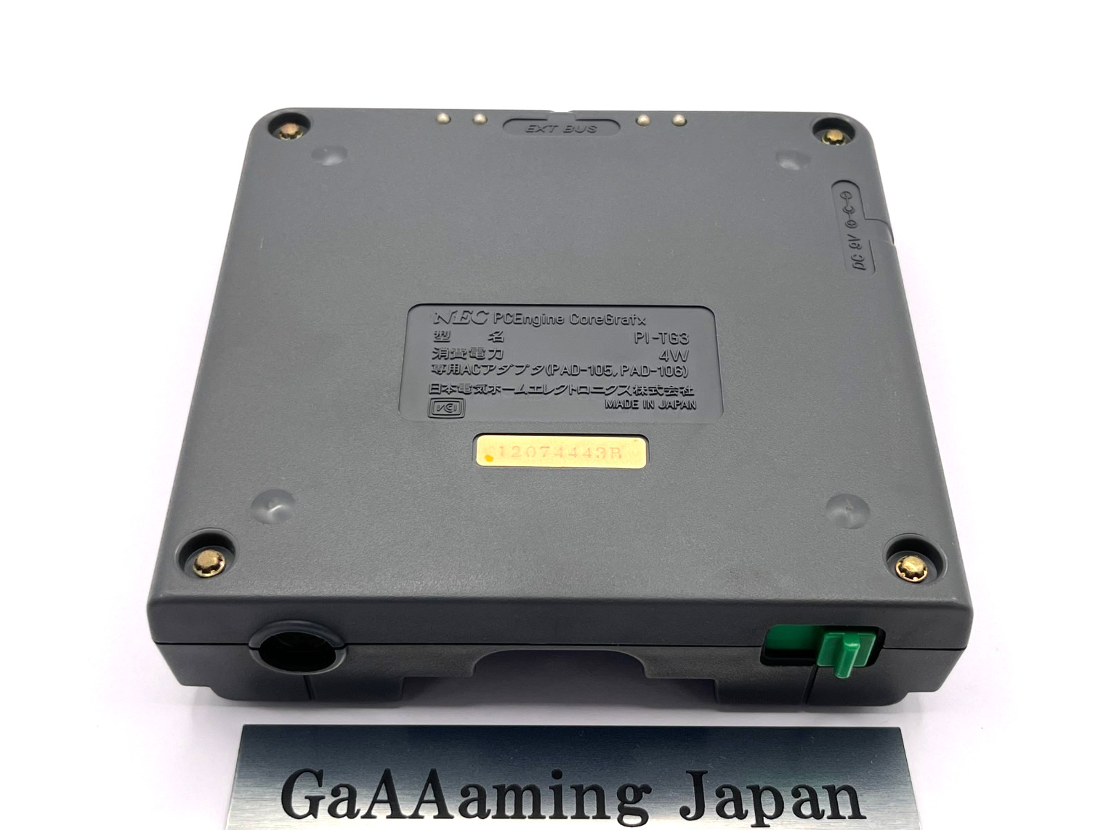 NEC PI-TG3 PC Engine CORE GRAFX Tested Working Shipping From Japan