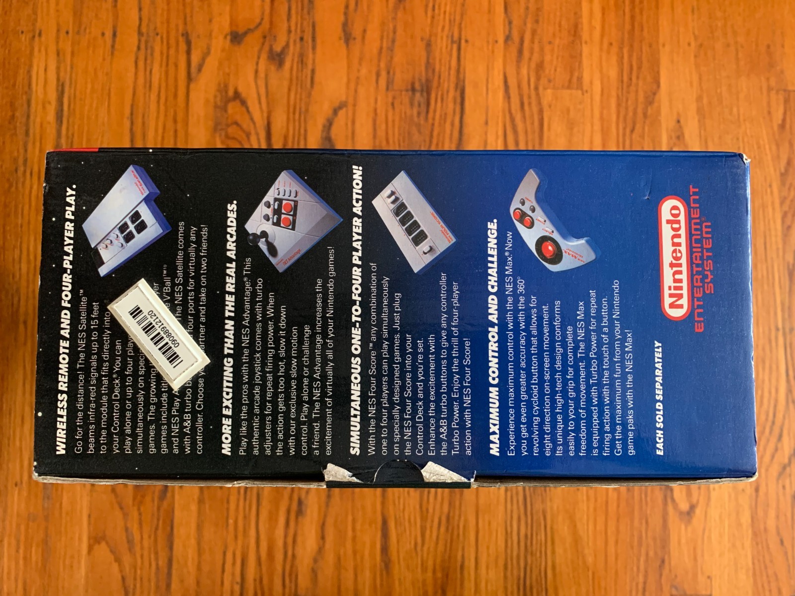 Nintendo NES Action Set console system 100% complete in box with protector