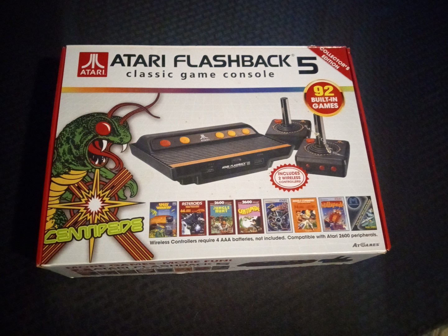New Atari Flashback 5 Classic Game Collector’s Edition Console 92 Built-In Games