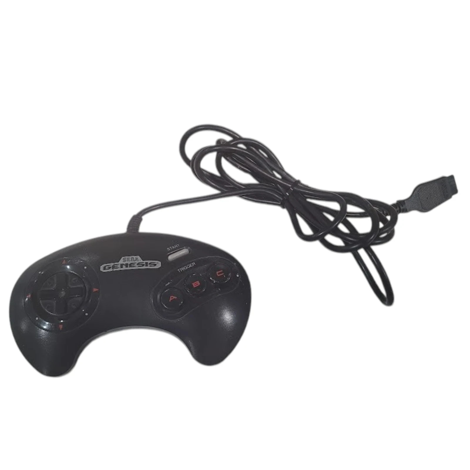 Sega Genesis Model 1 Console VA7 Cleaned Tested – OEM PSU Pad RF AV HardBall