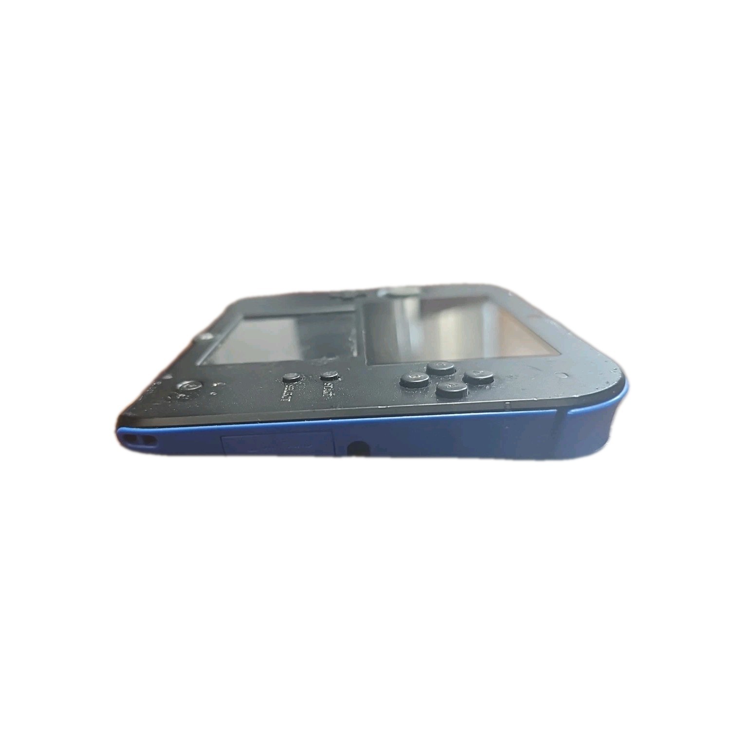 Nintendo 2DS Launch Edition BLACK & BLUE Handheld System for Parts or Repair