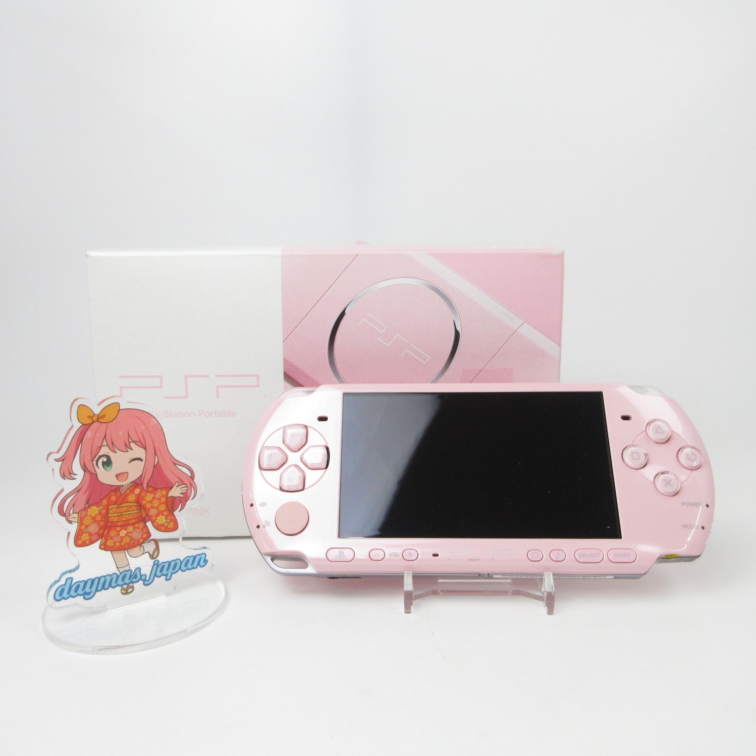 【Excellent】Sony PSP-3000 Blossom Pink Console No Battery Japanese Ver #NET0319/0
