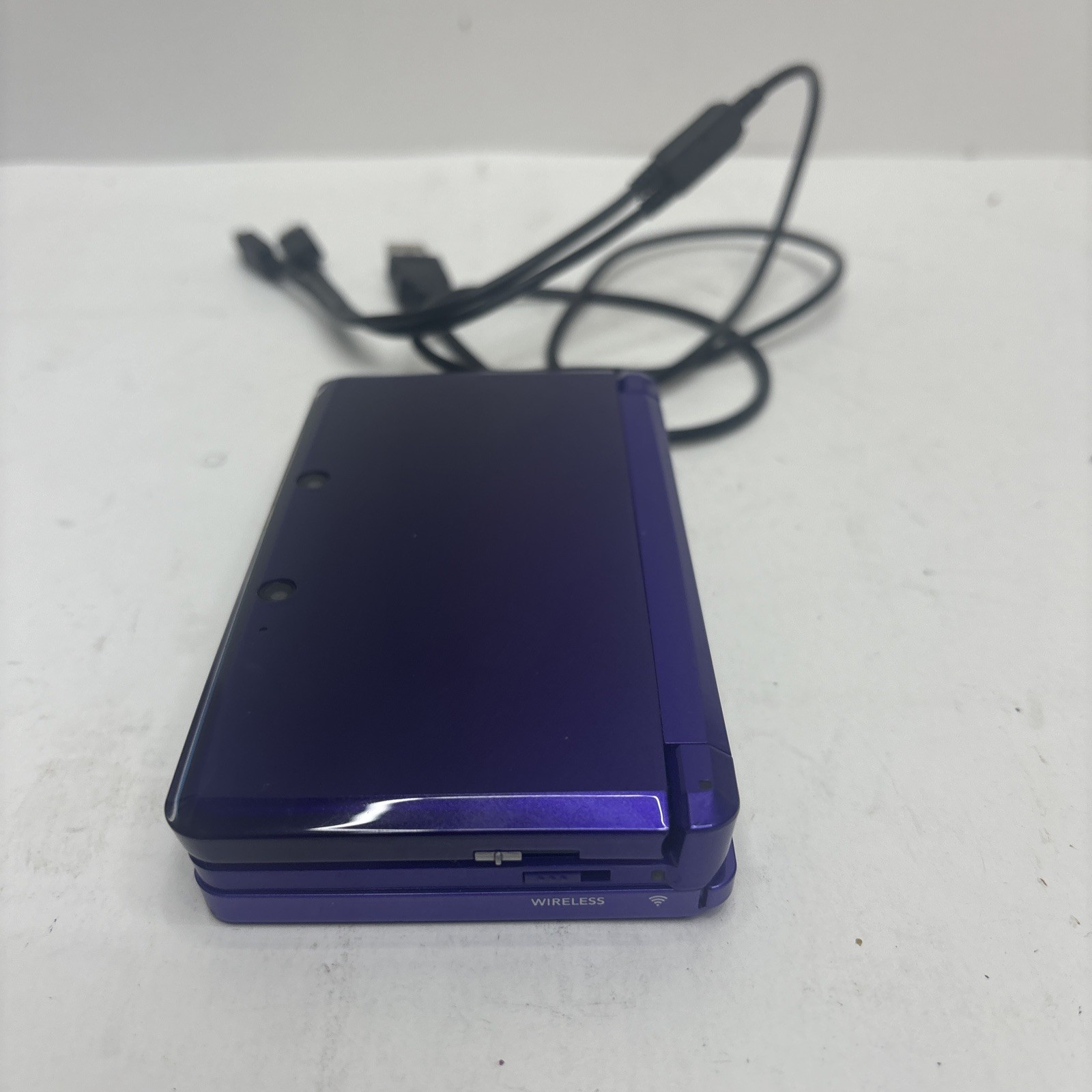 USA Version Nintendo Tested Midnight Purple W/ 2Gb SD Card & Charger No Stylus