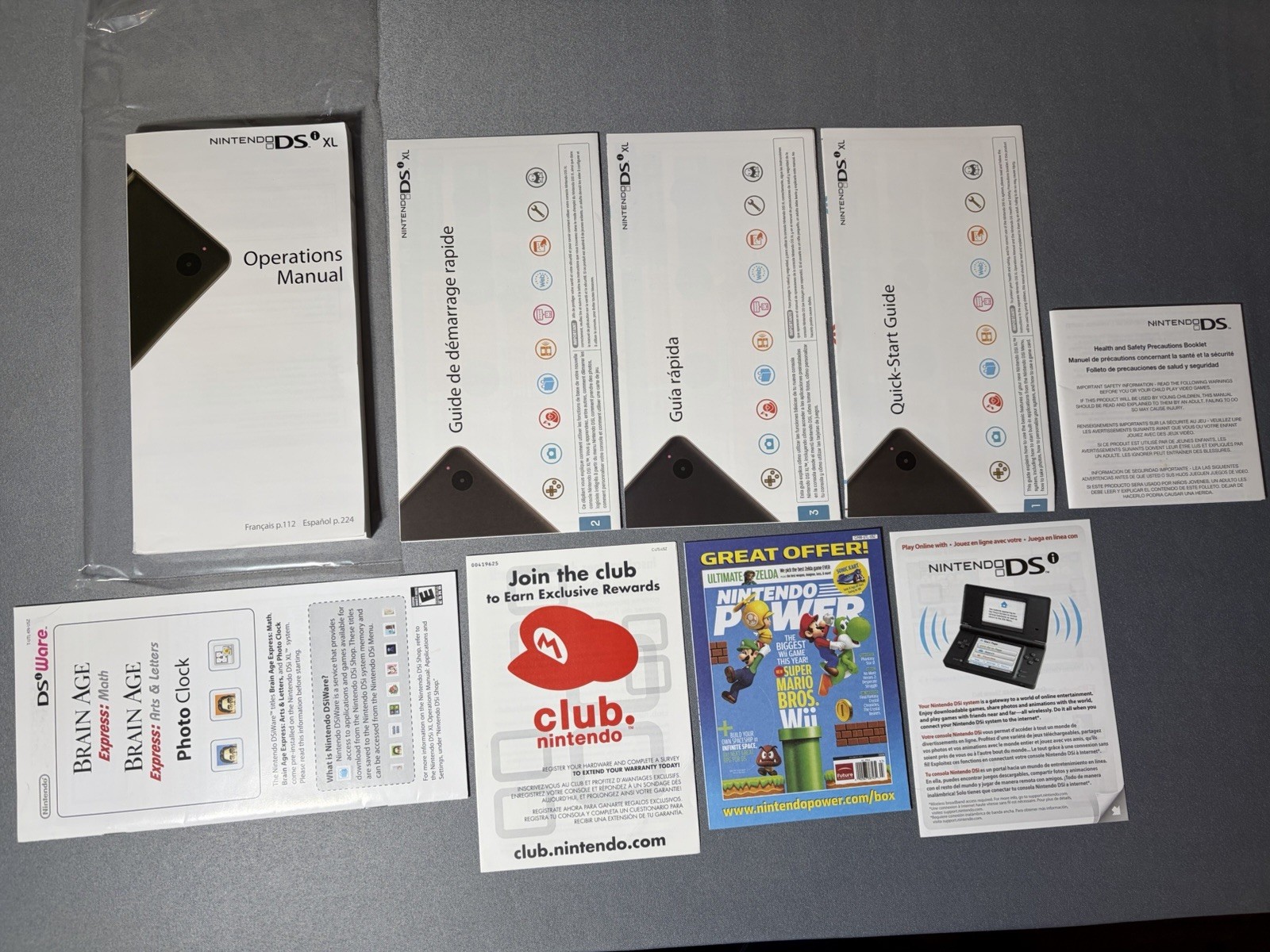Nintendo DSi XL Bronze Handheld System Console In Box Near Mint