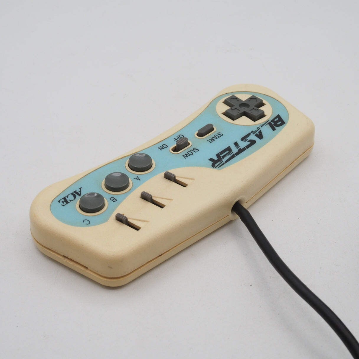 BLASTER Controller ACS-01 White Ace Denshi For SEGA Mega Drive Tested Working