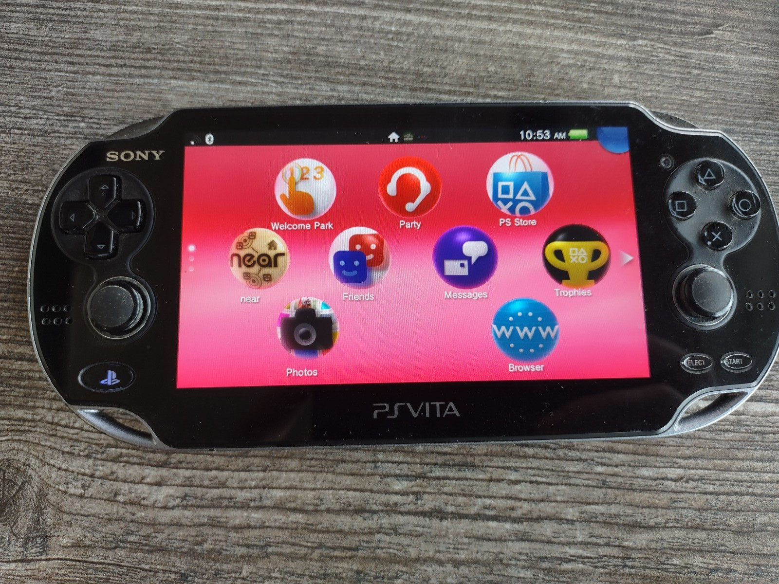 Sony PlayStation Vita PS Vita PCH-1001 Handheld Console Gaming System Only Black