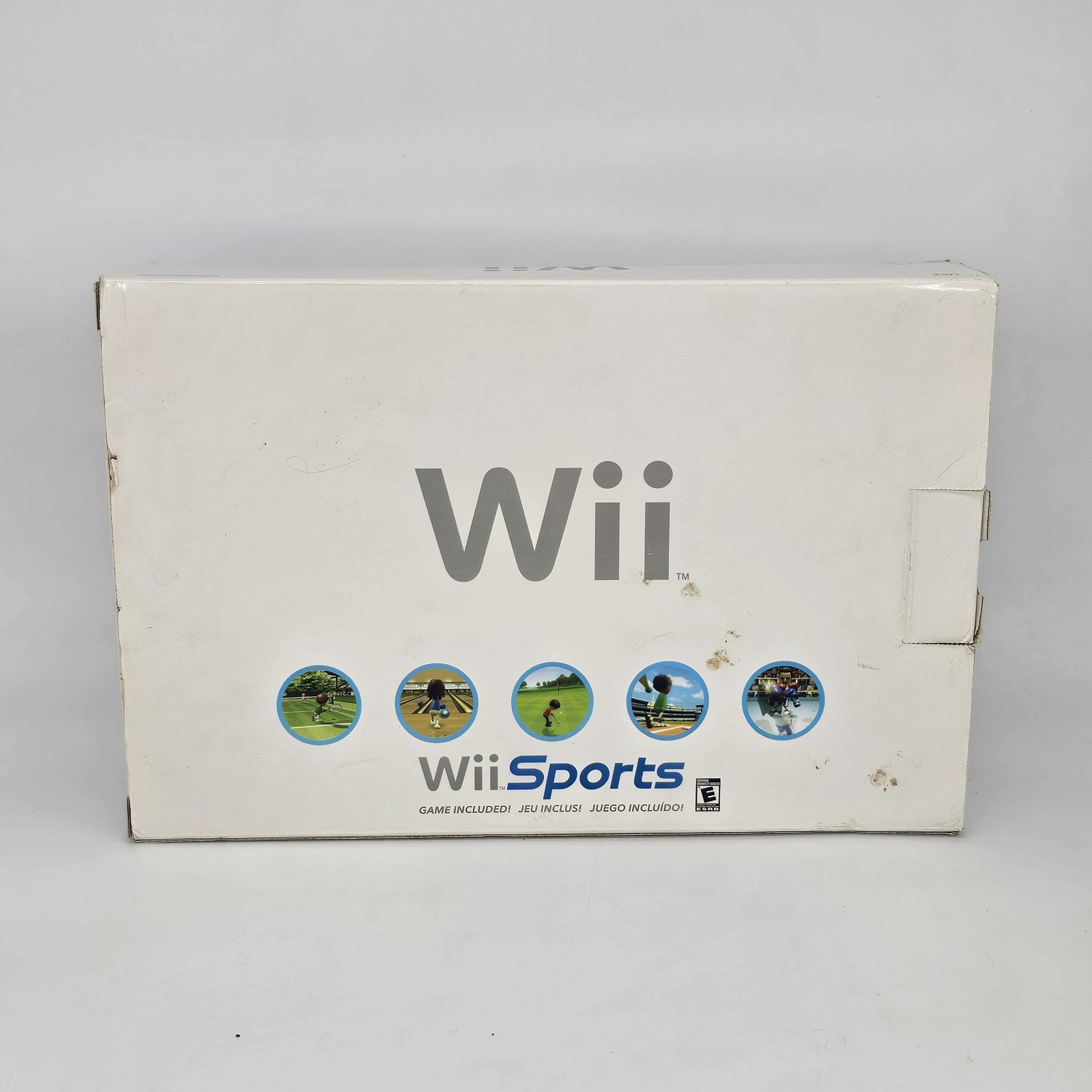 Nintendo Wii White Console RVL-001 Bundle & Wii Sports Disc GameCube Compatible