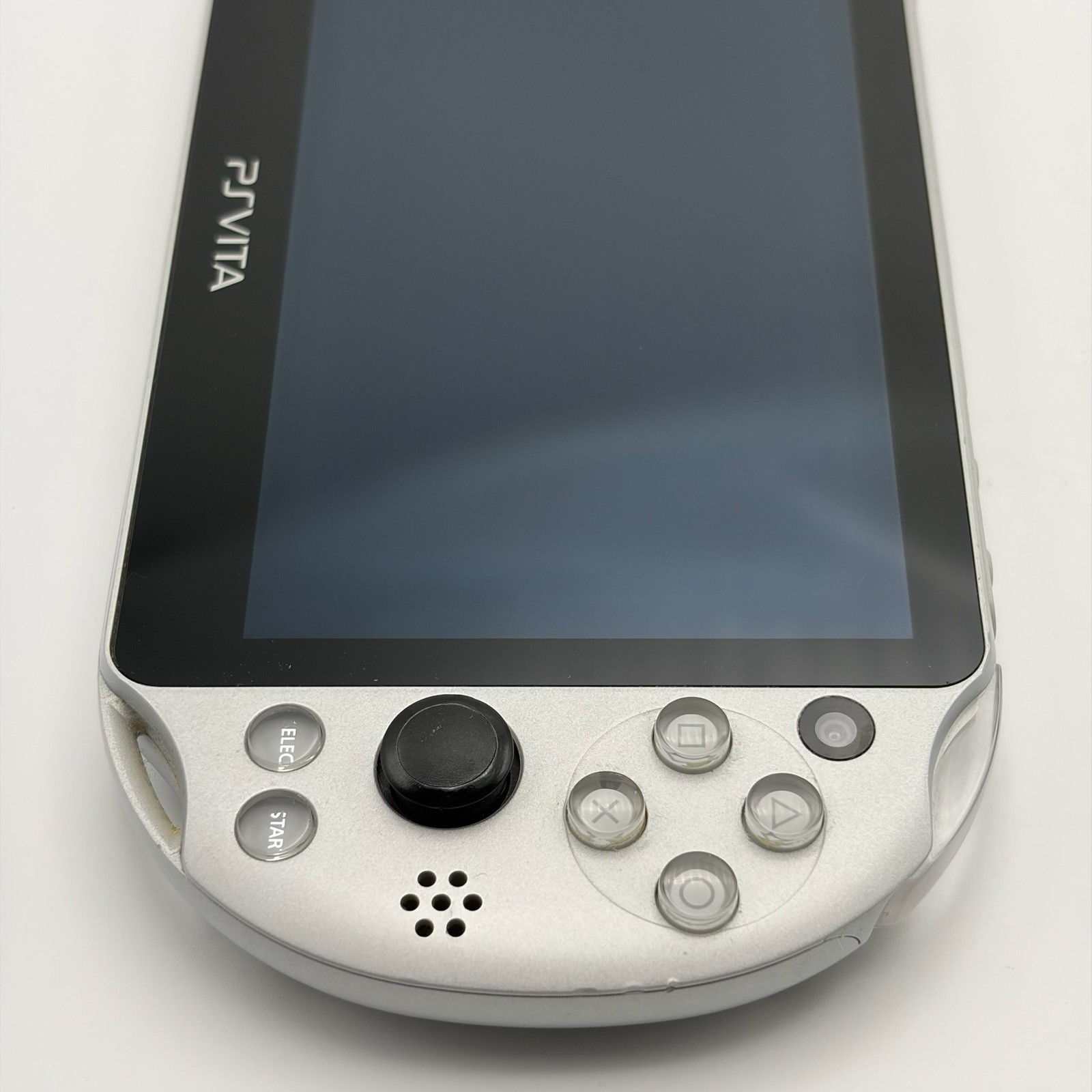 SONY PS Vita PCH-2000 Console Silver Very Good Fast Shipping No joystick drift.