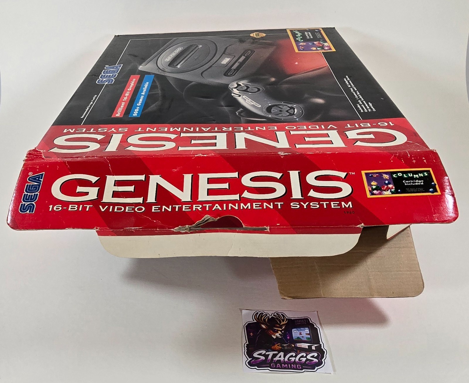 RARE SEGA Genesis Model 2 System [Columns Bundle] CIB, Tested/Working READ DESC.