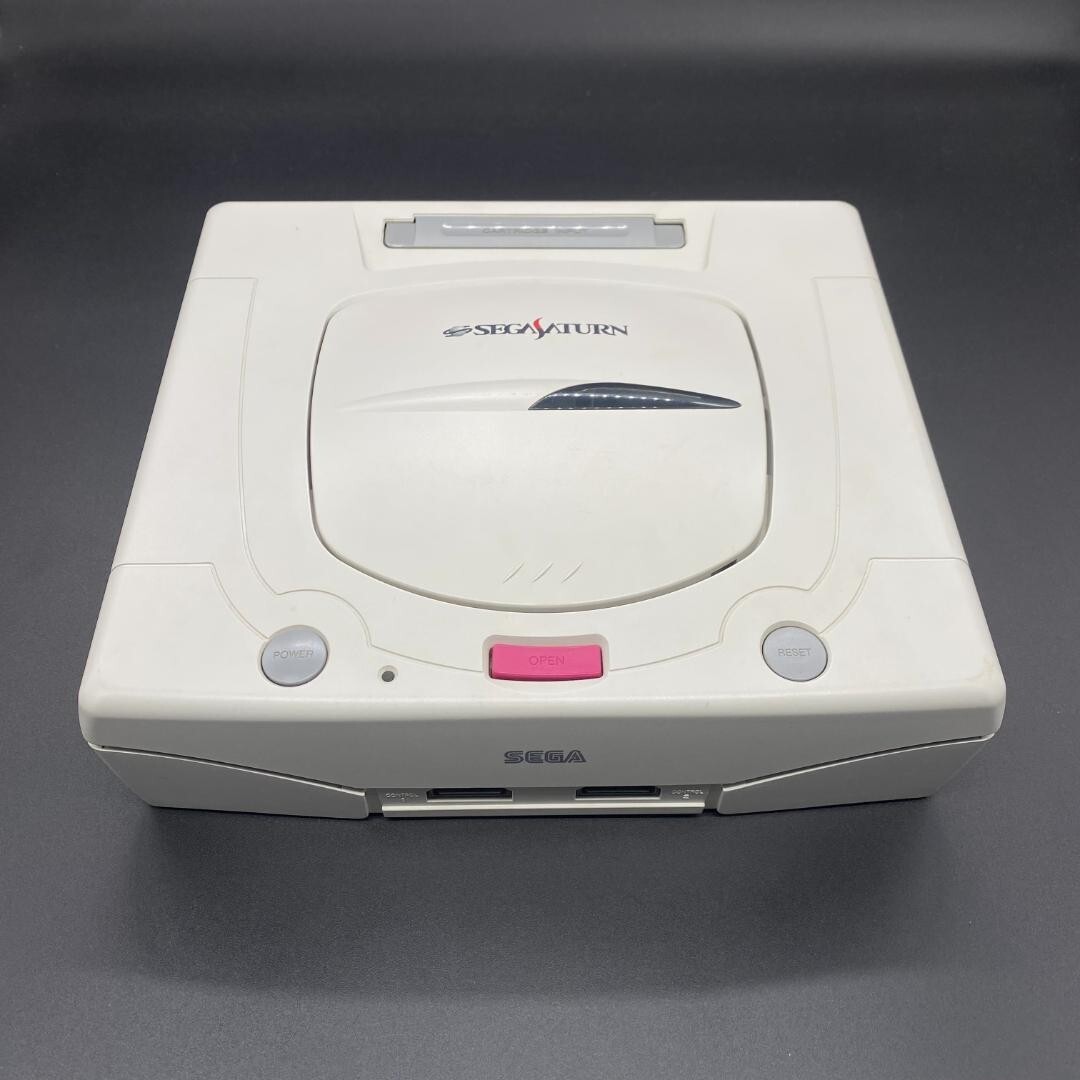 Sega Saturn Console White HST-3220 confirmed working Japanese Version Tested